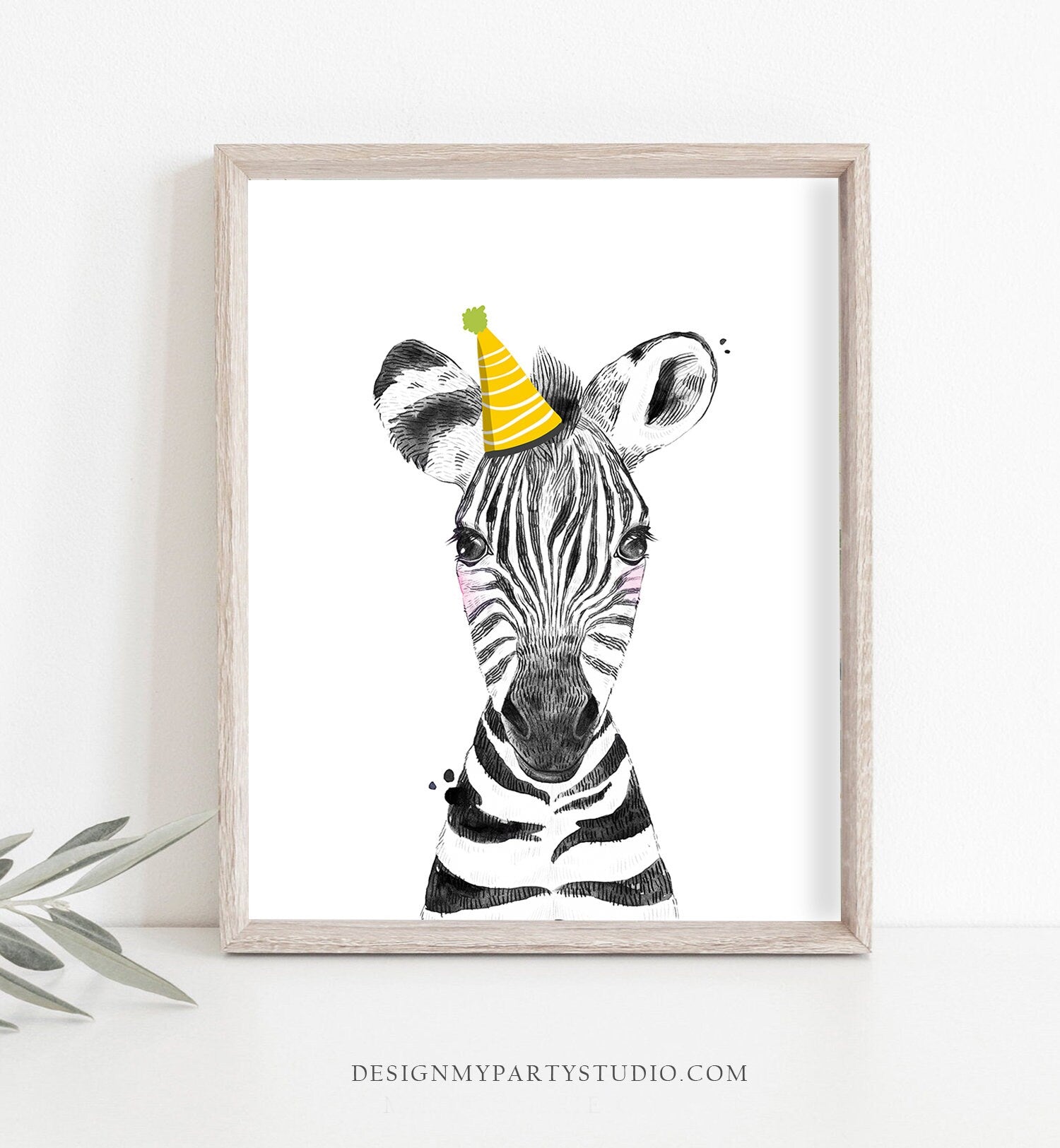Party Safari Animals Print Set Birthday Decor Wall Art Wild Animals Bubblegum Nursery Animals Decor Jungle Download Printable 0322 0390