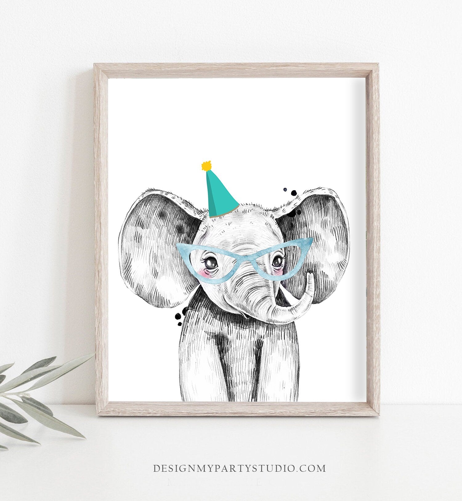 Party Safari Animals Print Set Birthday Decor Wall Art Wild Animals Bubblegum Nursery Animals Decor Jungle Download Printable 0322 0390