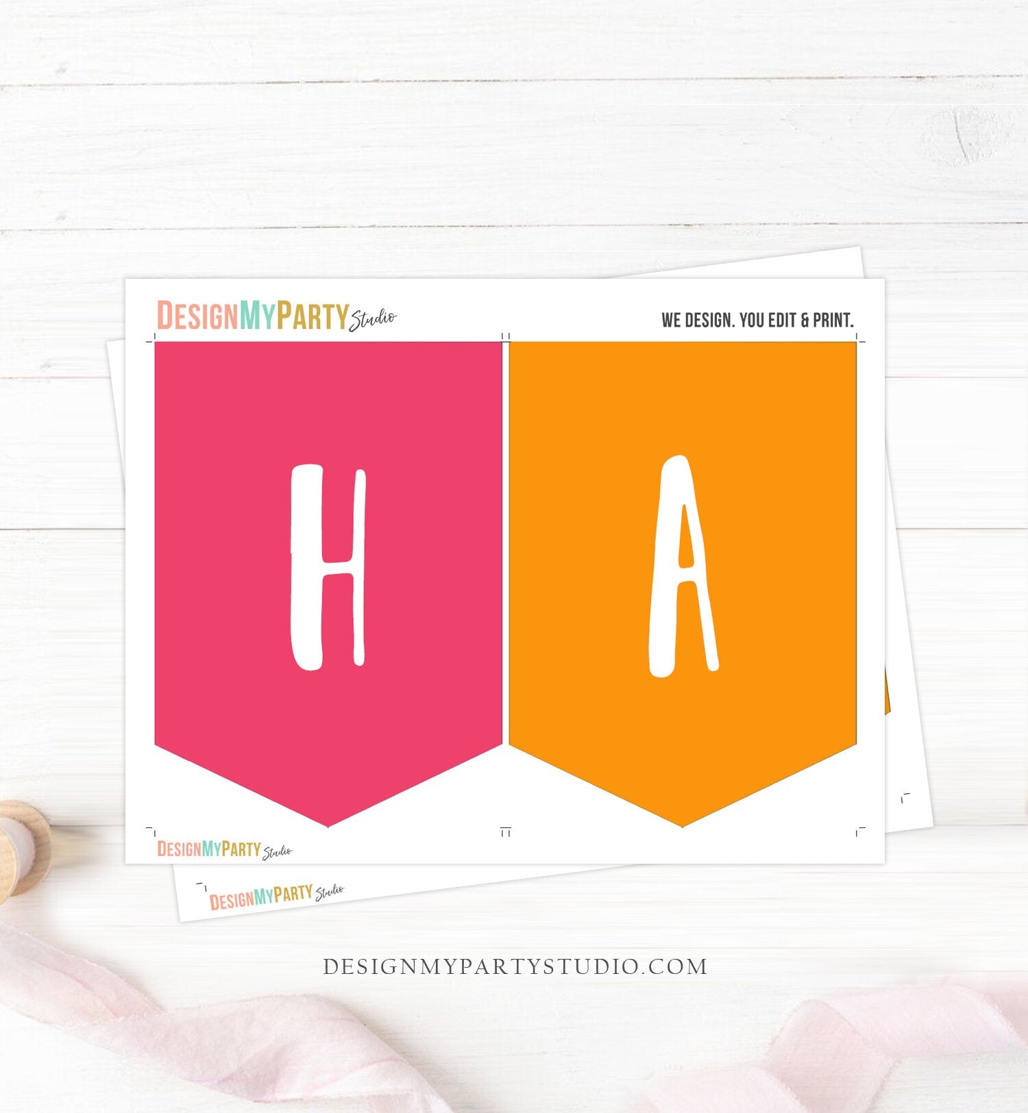 Happy Birthday Banner Rainbow Banner Rainbow Colors First Birthday Decorations Colorful Kids Party Magical Digital Download Printable 0272