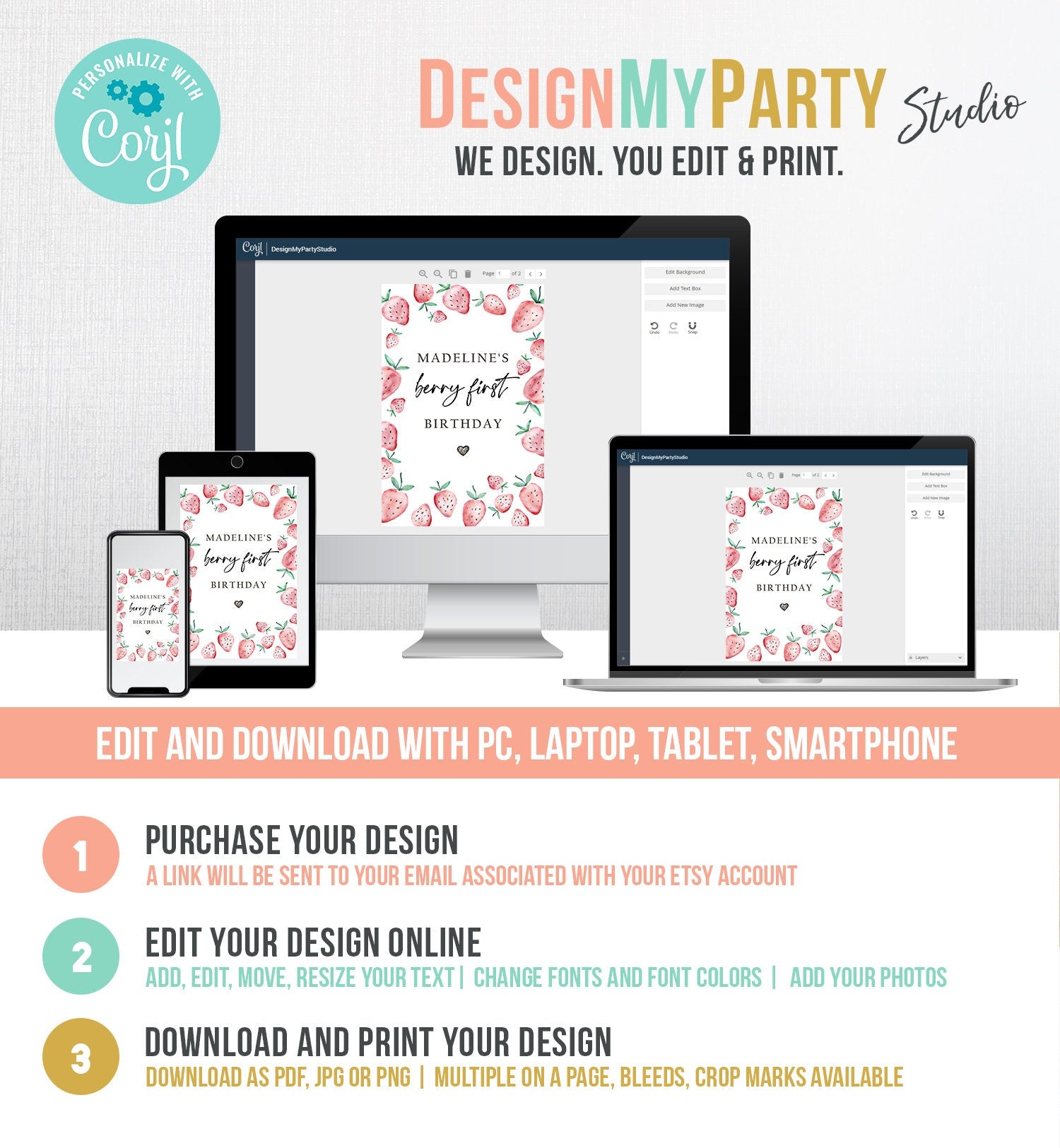 Editable Strawberry Juice Pouch Label Juice Favors Strawberry Birthday Party Girl Berry Sweet Digital Download Template Printable 0399