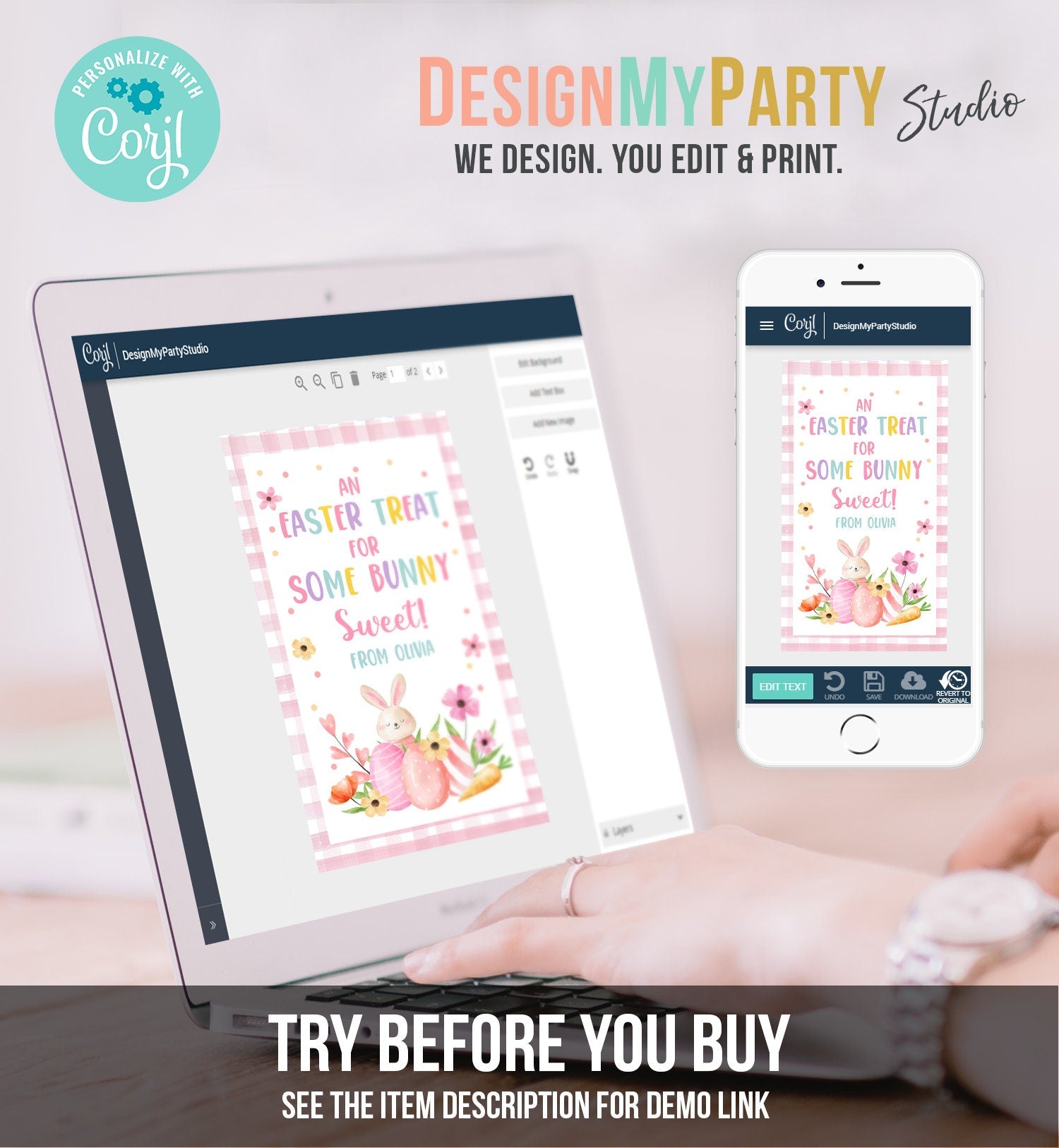 Editable Easter Gift Tags Easter Treat Some Bunny Sweet Classroom Easter Favor Tags Kids Sticker Cookie Tag Kids Digital PRINTABLE 0449