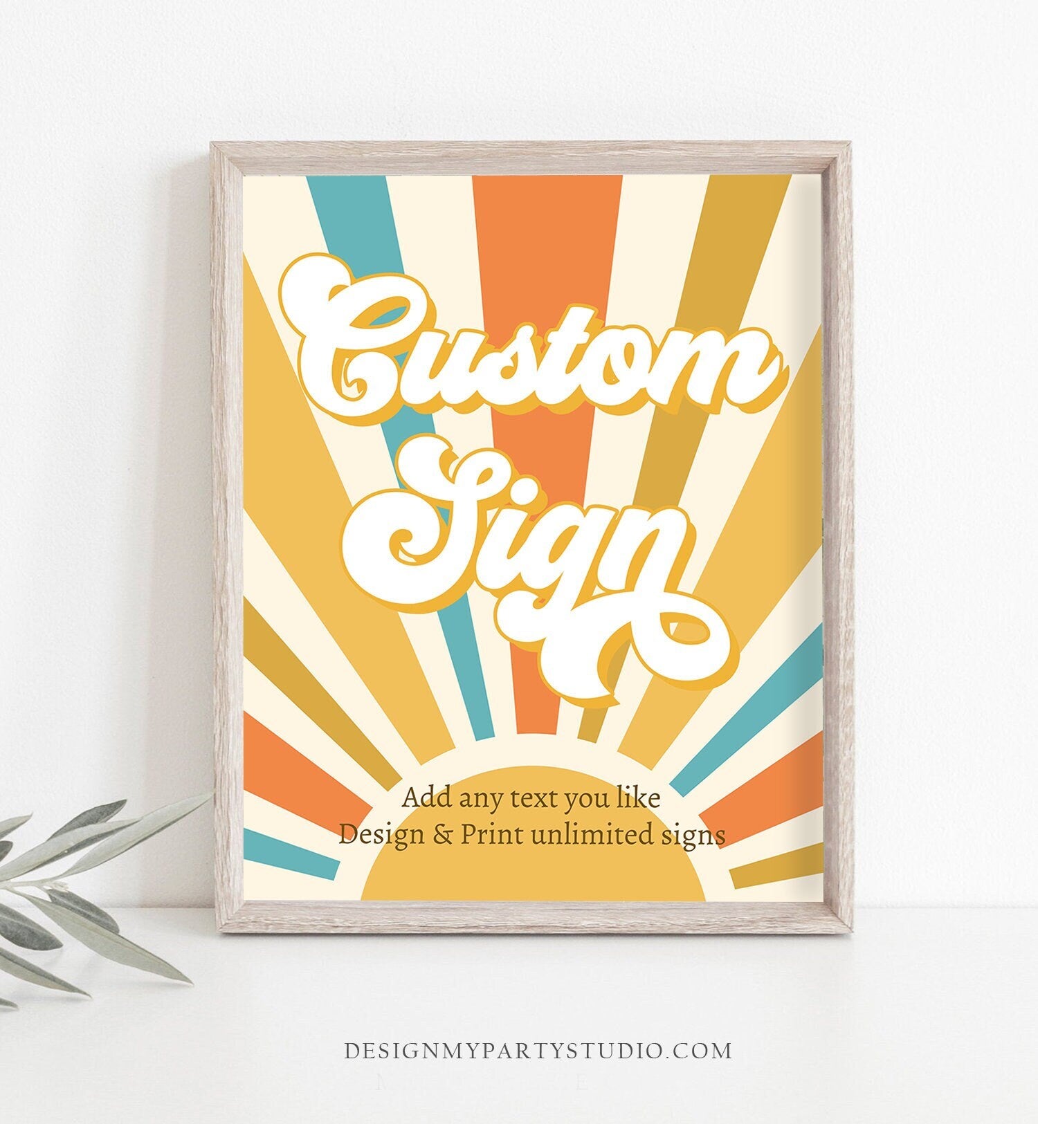 Editable Custom Sign Sun Sign Son Baby Shower Sunshine Summer Decor Trip Around the Sun Party Sunshine Birthday 8x10 Download PRINTABLE 0457