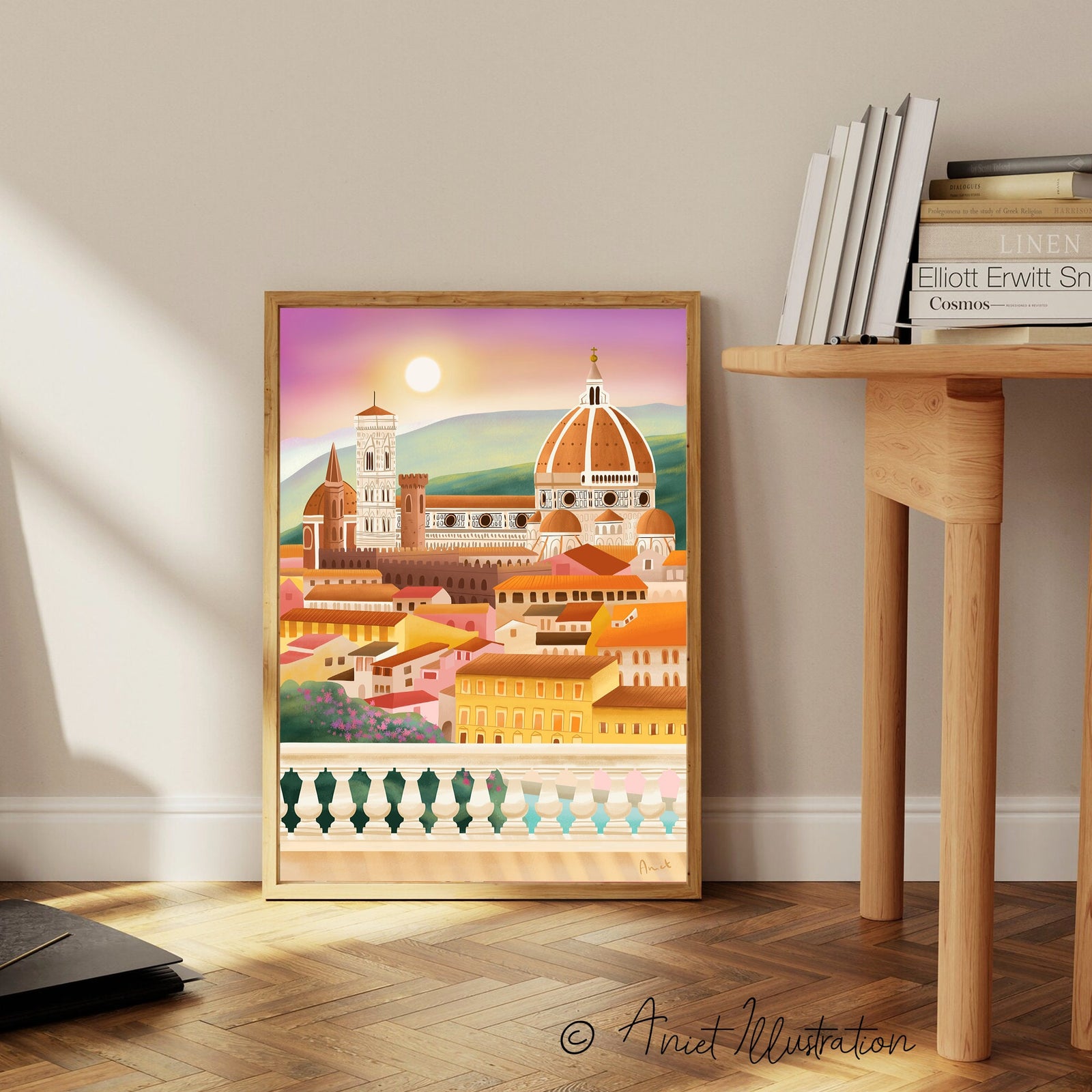 Florence Art Print Santa Maria Del Fiore Cathedral Italy Print Europe Print Tuscany Wall Art Italy Rome Roma Housewarming Gift Travel poster 0511