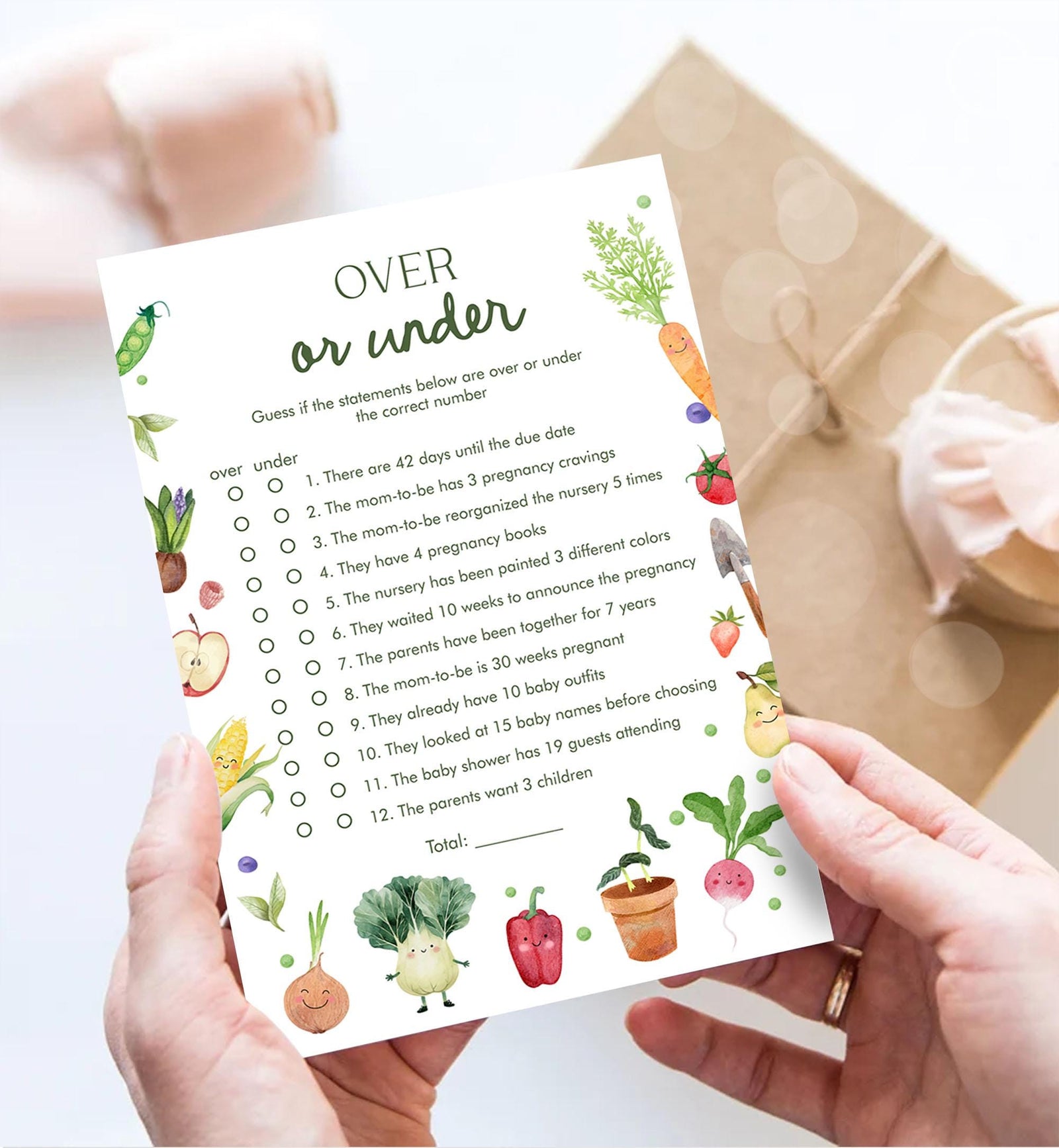 Editable Locally Grown Baby Shower Games Bundle Little Sprout Shower Farmers Market Gender Neutral Digital Download Template Printable 0544