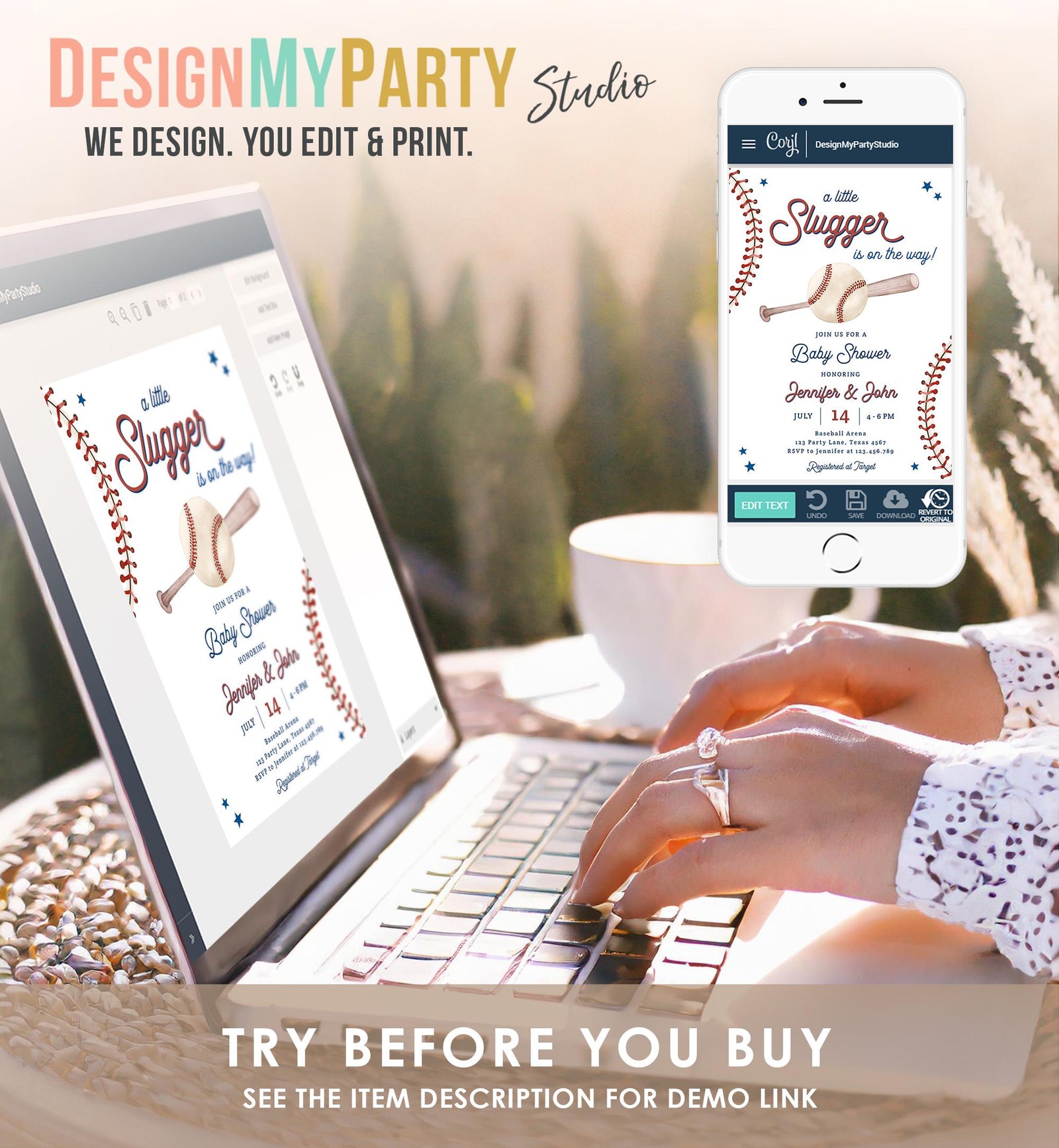 Editable A Little Slugger On The Way Baseball Baby Shower Invitation Sports Baby Shower Baseball Digital Download Template Printable 0492