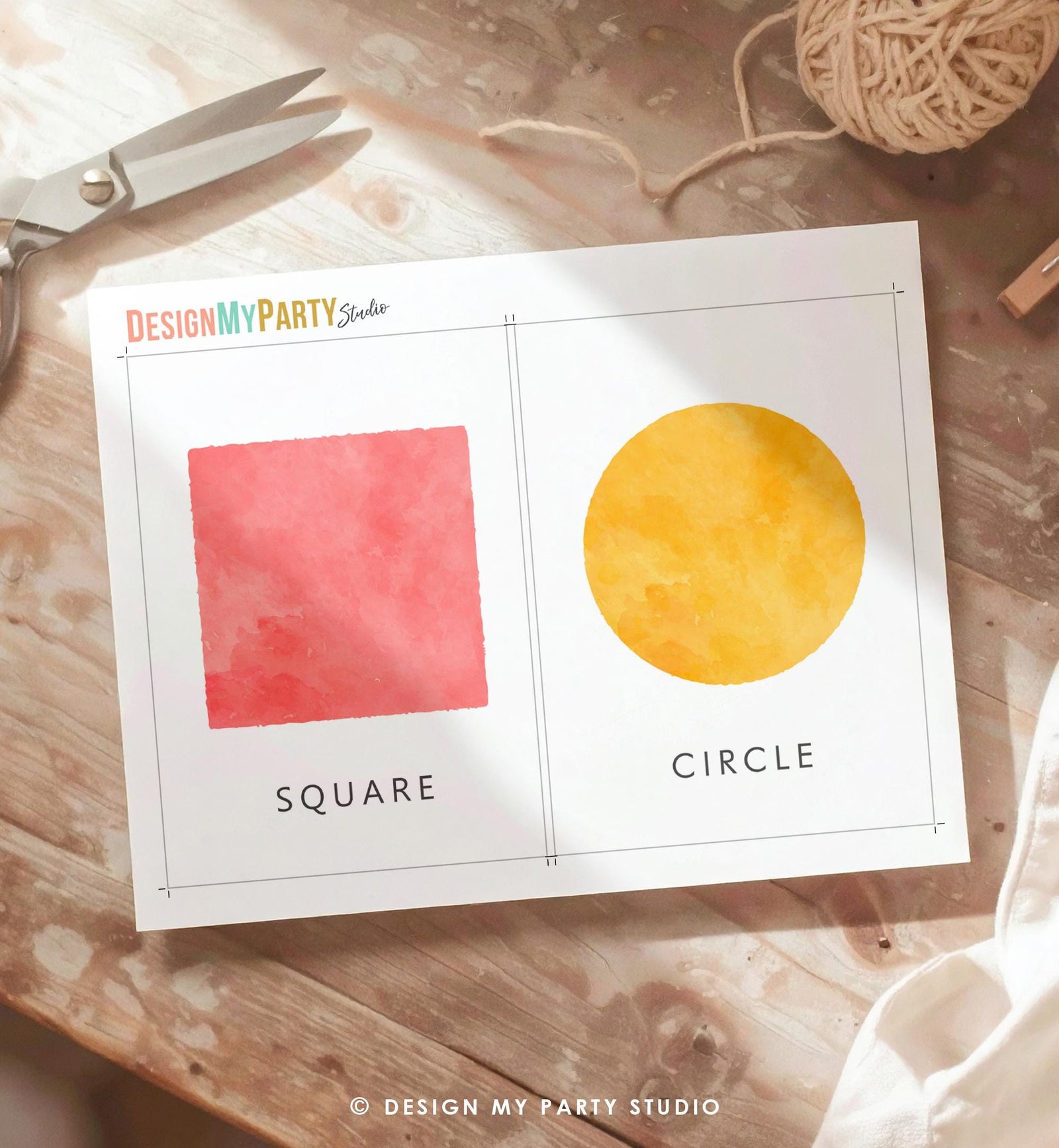 12 Shapes Flash Cards Counting Educational Flashcards Rainbow Colors Montessori Classroom Geometric Decor Digital Download Printable 0550