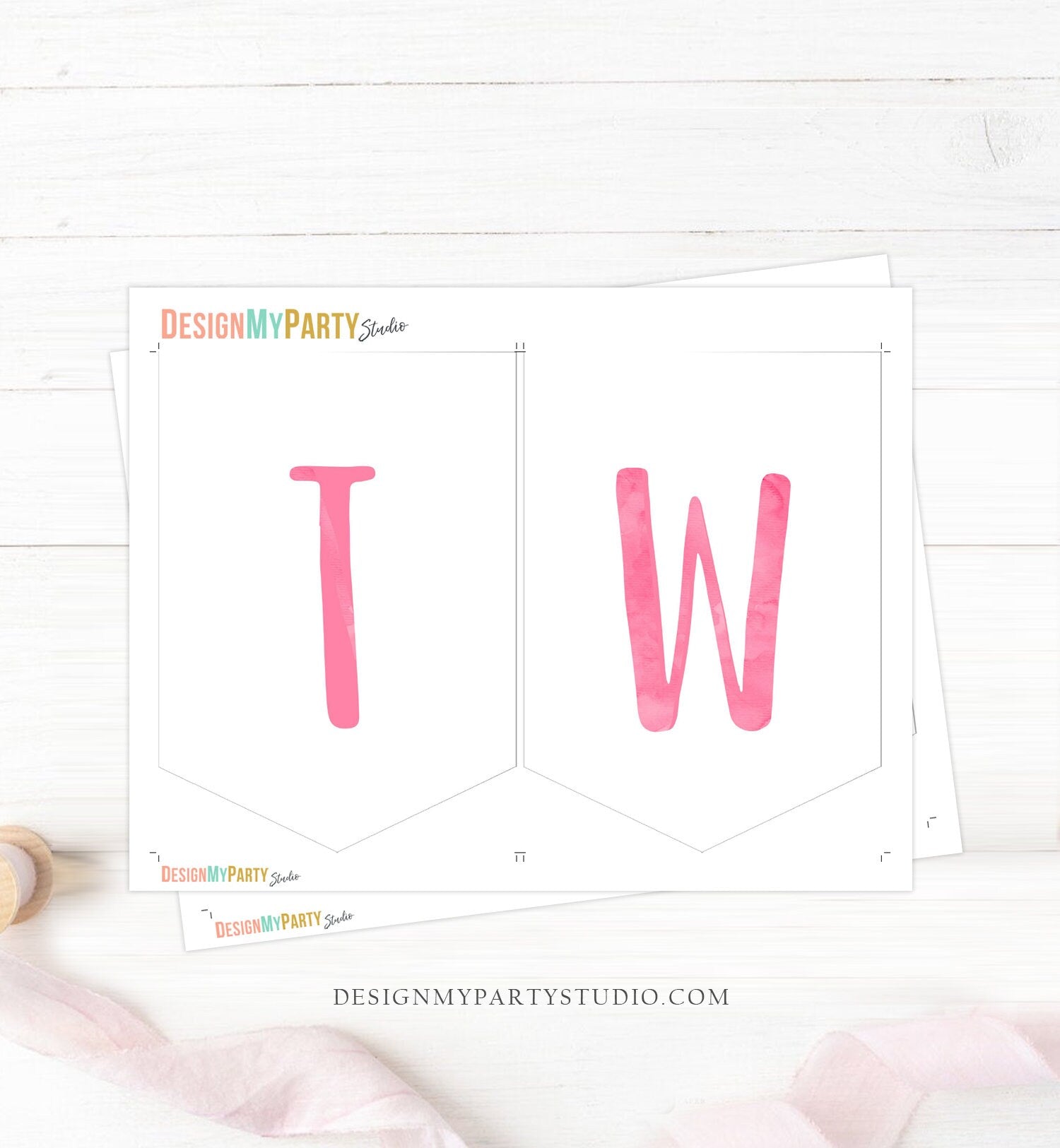 Sunshine High Chair Banner Little Sunshine Girl 2nd Second Birthday Pink High Chair Banner TWO Sunshine Party Decor PRINTABLE Digital 0141