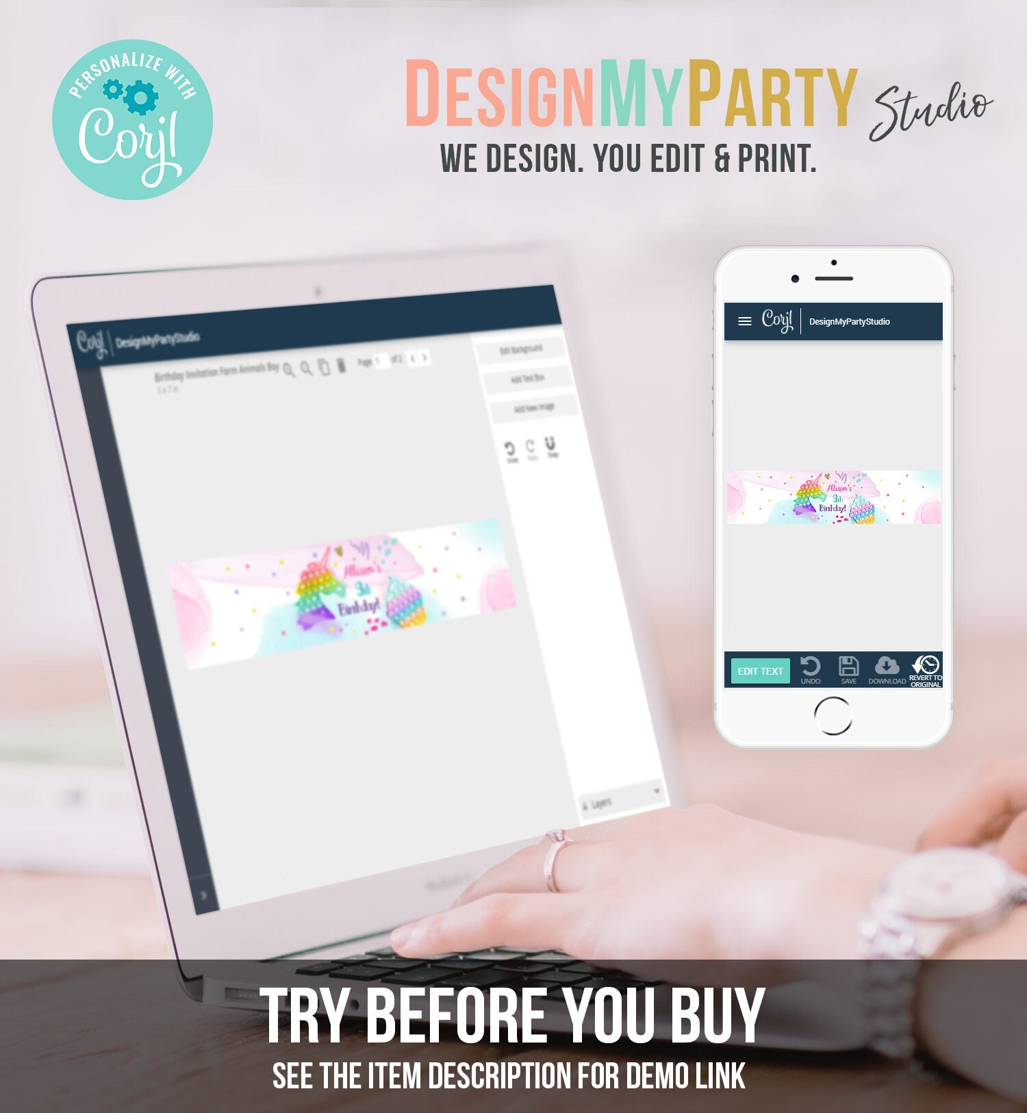 Editable Pop It Water Bottle Labels Fidget Toy Birthday Decor Popit Party Girl Pop It Party Pastel Printable Label Template Corjl 0422