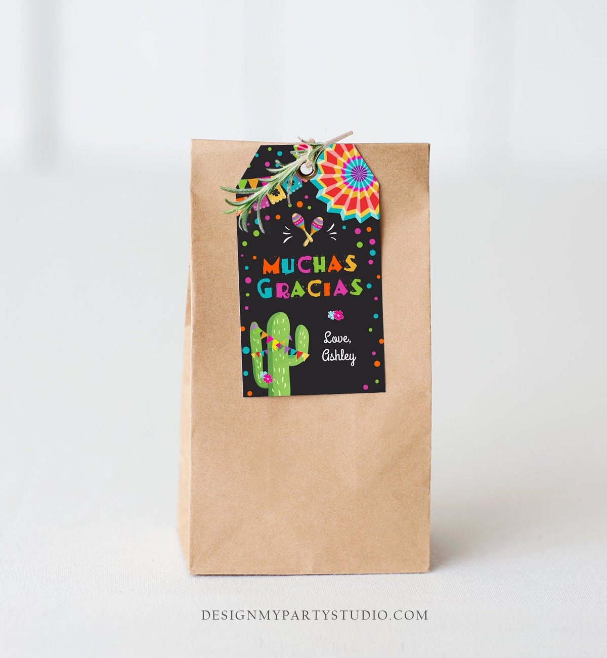 Editable Cactus Fiesta Favor Tags Fiesta Thank You Tags Mexican Muchas Gracias Bridal Shower Succulent Birthday Corjl Template 0045