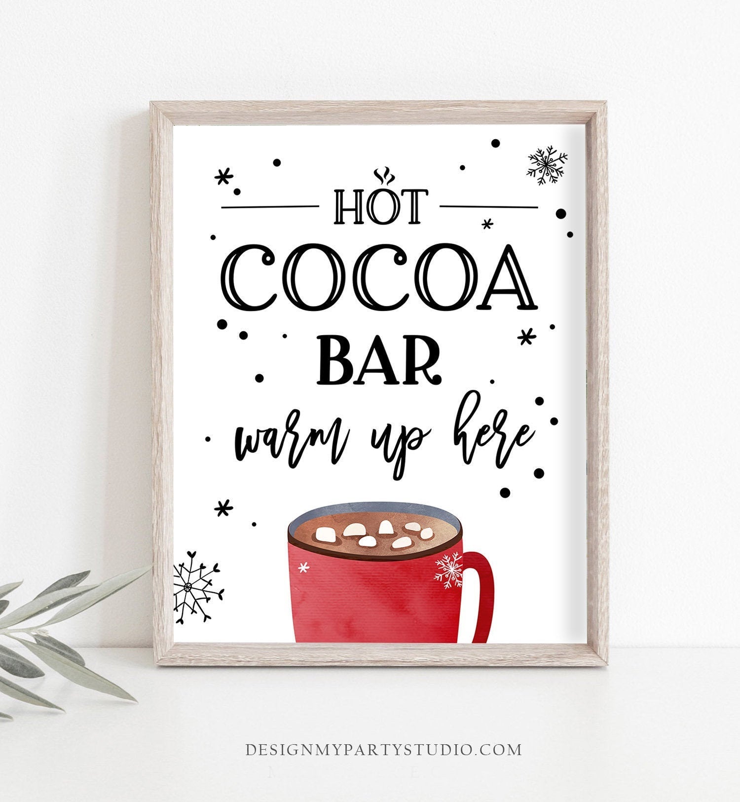 Hot Cocoa Bar Sign Printable Hot Chocolate Bar Table Sign Cookies Coco - Design My Party Studio hot-cocoa-bar-sign-printable-hot-chocolate-bar-table-sign-cookies-coco-design-my-party-studio