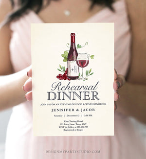 Editable Wine Tasting Rehearsal Dinner Invitation Rustic Winery Cheers To Love Country Couples Joined Bridal Shower Corjl Template 0234