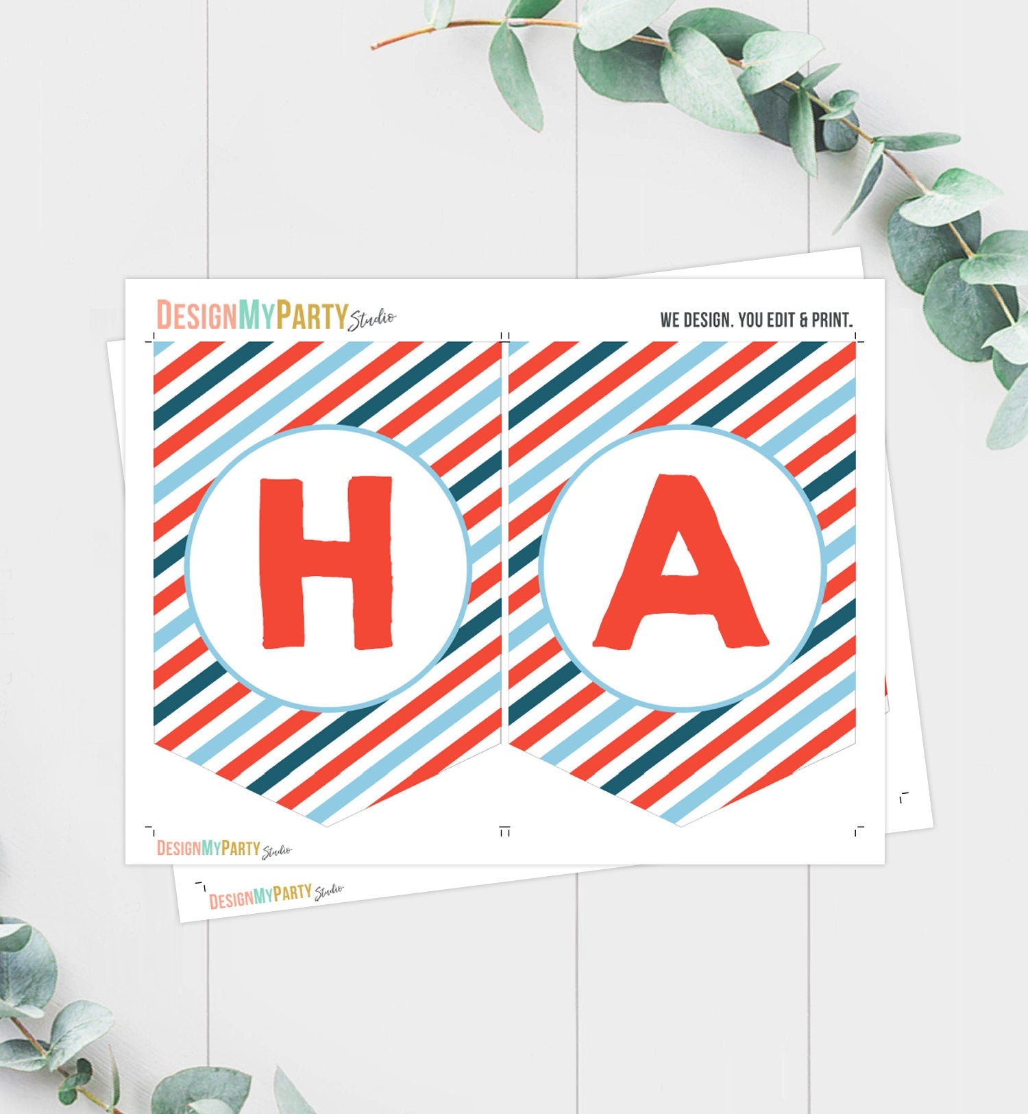 Happy Birthday Banner Train Birthday Banner Train Birthday Boy Blue Red Train Decorations Instant download PRINTABLE DIGITAL DIY 0149