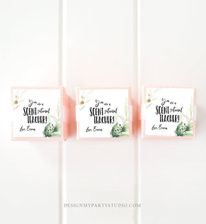Editable Candle Teacher Appreciation Tags Thank You You Are Scent Sational Boss End of Year Gift Tag Template Download Corjl 0464