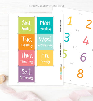 Morning Board Printable Activity Toddler Kids Homeschool Weather Chart Calendar Preschool Daycare Seasons Months Download Printable 0341