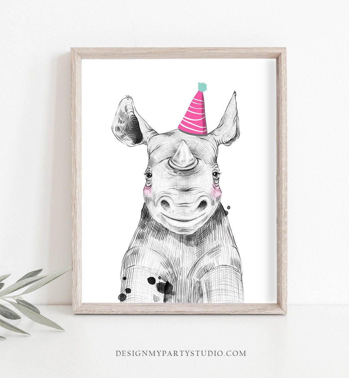 Party Safari Animals Print Set Birthday Decor Wall Art Wild Animals Bubblegum Nursery Animals Decor Jungle Download Printable 0322 0390