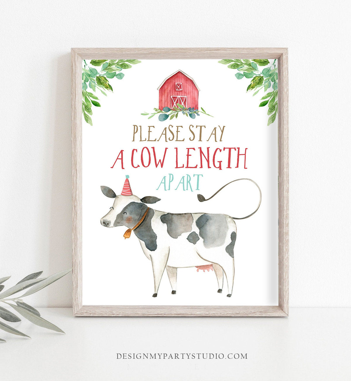 Social Distancing Farm Animals Party Sign Quarantine Farm Birthday Sign Zoo Barnyard Birthday Farm Decor Drive By Farm Party Printable 0155