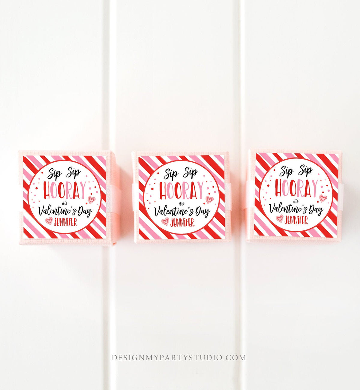 Editable Crazy Straw Tag Valentine Tags Valentine Cards for Kids School Sip Sip Valentine Straw Tag Digital Download Template Printable 0370