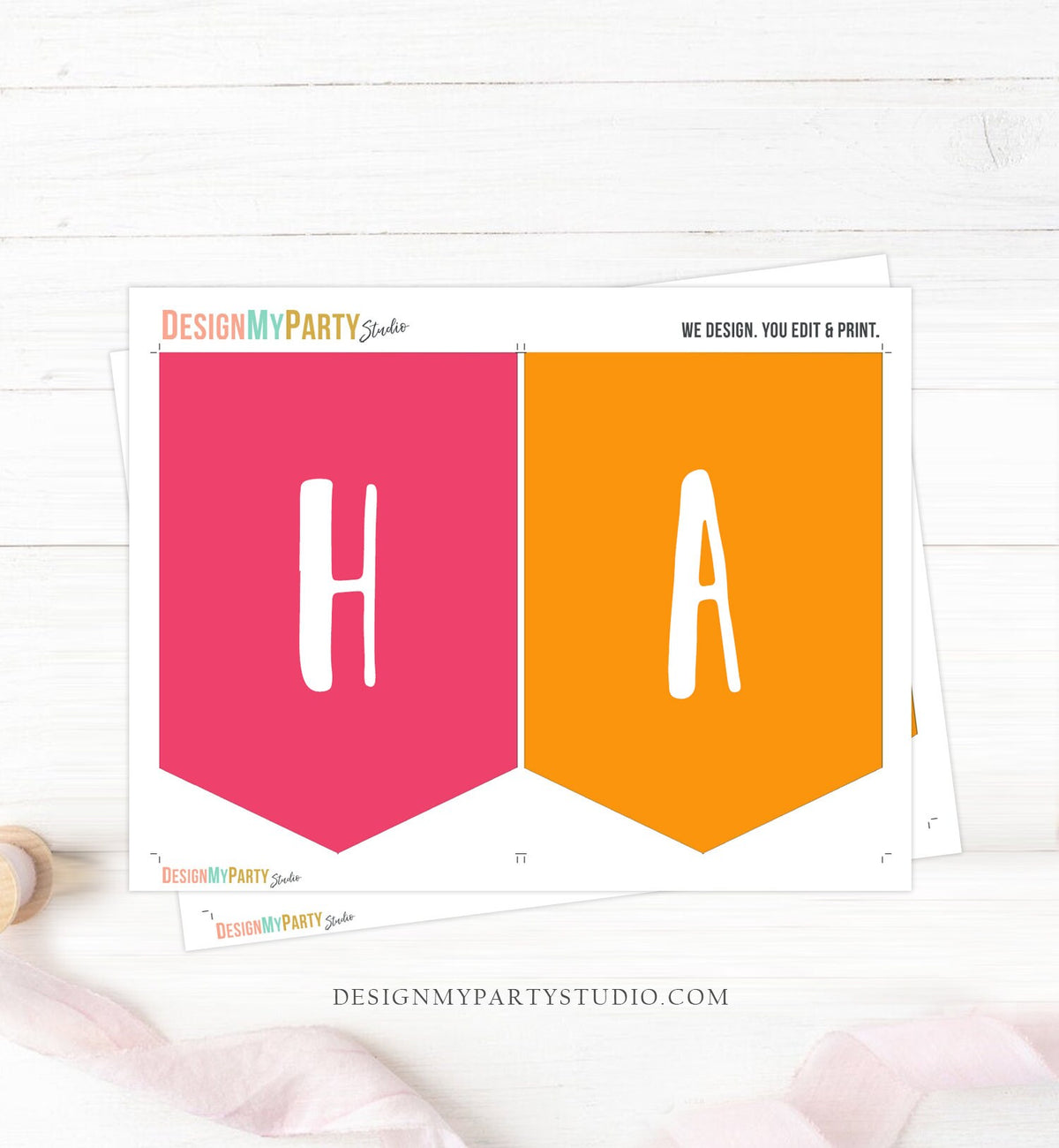 Happy Birthday Banner Rainbow Banner Rainbow Colors First Birthday Decorations Colorful Kids Party Magical Digital Download Printable 0272