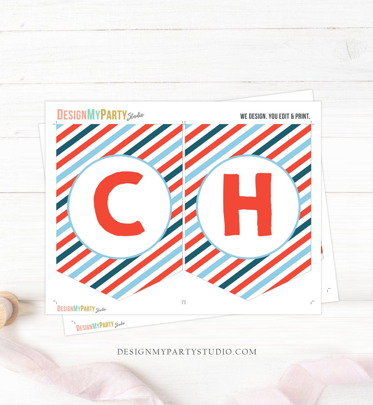 Train Birthday Banner Chugga Chugga Two Two Party Banner Birthday Boy Blue Red Train Decorations Instant Digital Download Printable 0149