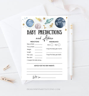 Editable Space Planets Baby Shower Games Bundle Outer Space Houston We Have a Boy Rocket Couples Activity Printable Corjl Template 0357