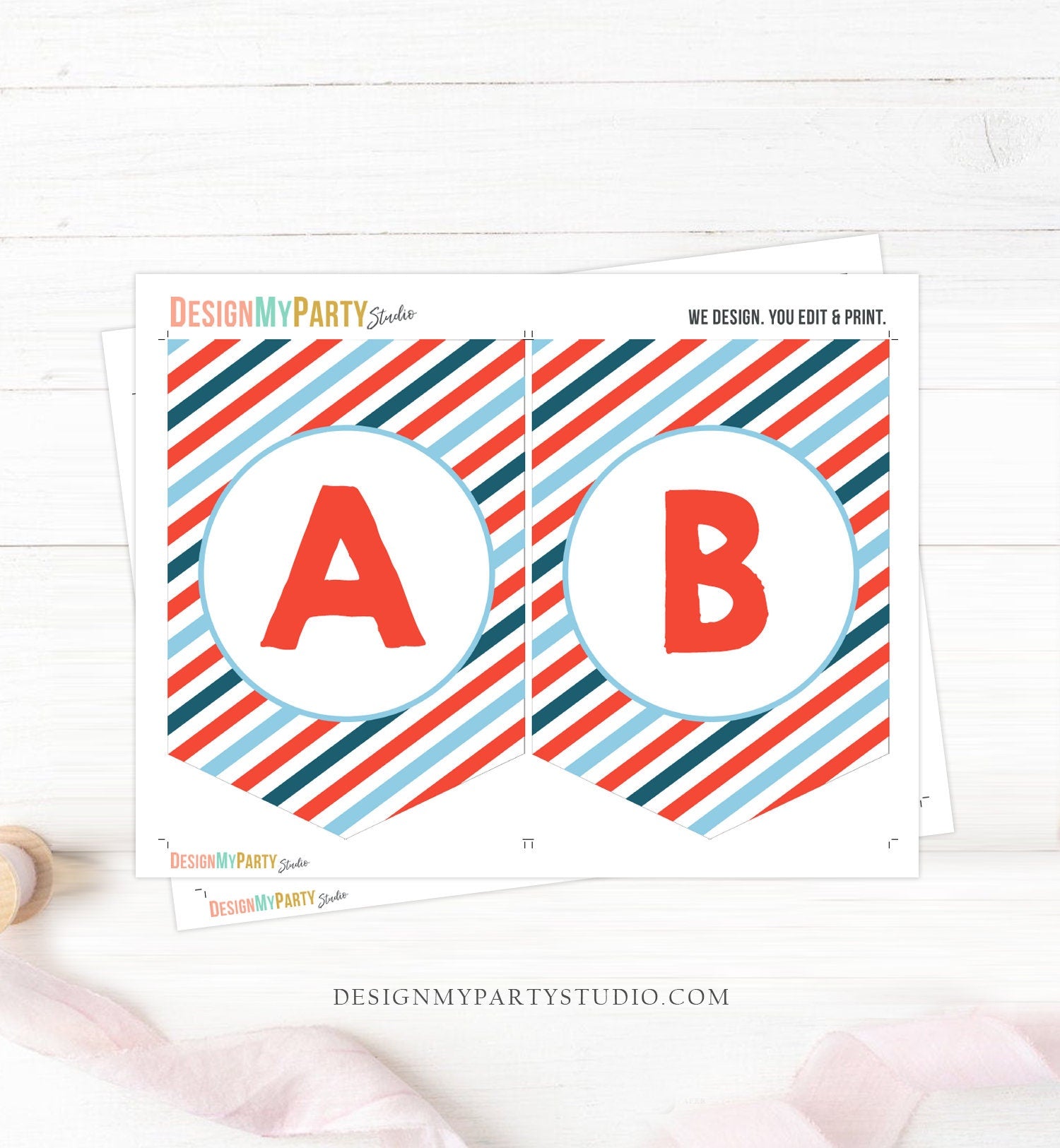 Train Birthday Banner A-Z Alphabet Numbers Banner Happy Birthday Banner Boy Railroad Watercolor Vintage Locomotive Decor Printable 0149