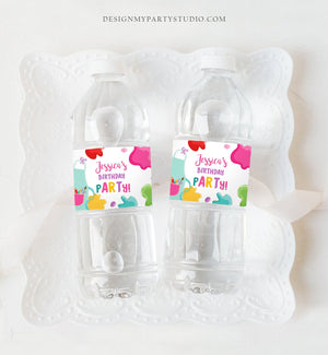 Editable Art Party Water Bottle Labels Painting Birthday Decor Craft Birthday Art Party Favors Drink Labels Bottle Label Template Corjl 0319