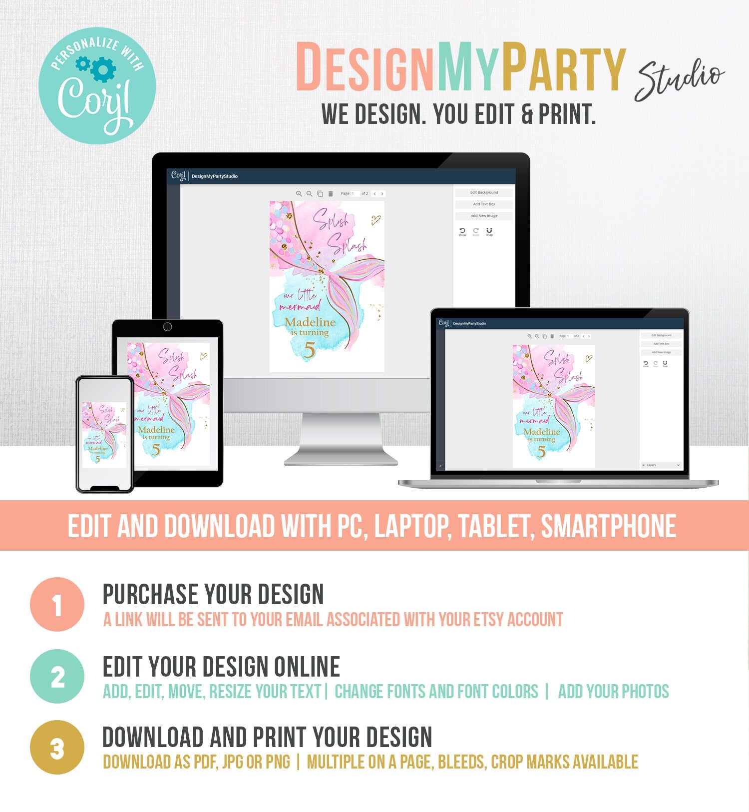 Editable Mermaid Juice Pouch Label Juice Favors Mermaid Birthday Party Girl Pink Blue Teal Under The Sea Digital Template Printable 0403