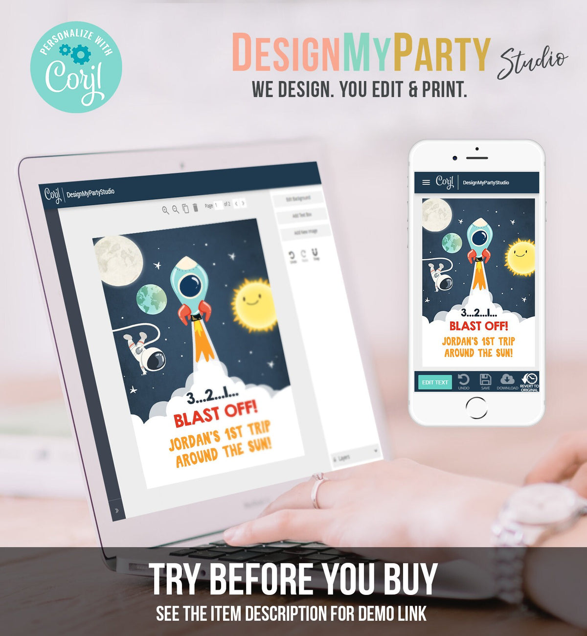 Editable Outer Space Juice Pouch Label Juice Favor Planets Astronaut Rocket Boy Birthday Blast Off Digital Download Template Printable 0046