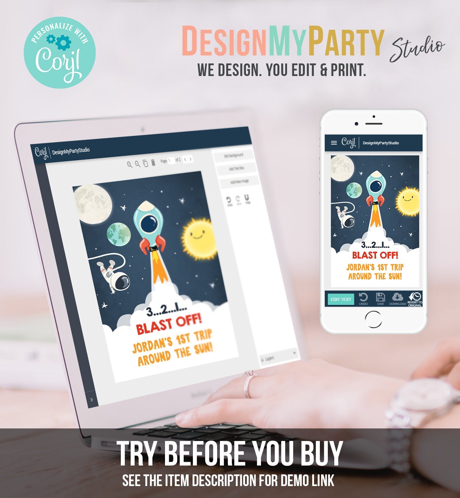 Editable Outer Space Juice Pouch Label Juice Favor Planets Astronaut Rocket Boy Birthday Blast Off Digital Download Template Printable 0046