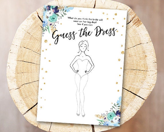 Guess The Dress Bridal Shower Game Wedding Shower game Dress Game Shower...... Guess The Dress Bridal Shower Game Wedding Shower game Dress Game Shower......