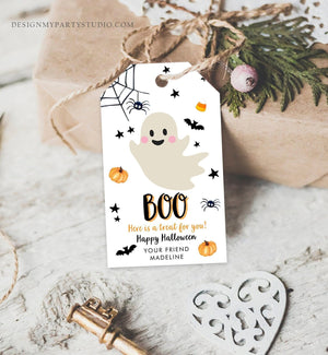Editable Halloween Favor Tags Boo Gift Tag Costume Party Trick Or Treat Favor Tag Birthday Party Download Printable Template Corjl 0418 0261