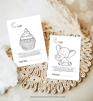 ABC Coloring Book Baby Sprinkle Game Shower Activity Baby Book Coloring Pages Alphabet Flash Cards First ABC pdf Baby Book PRINTABLE 0216