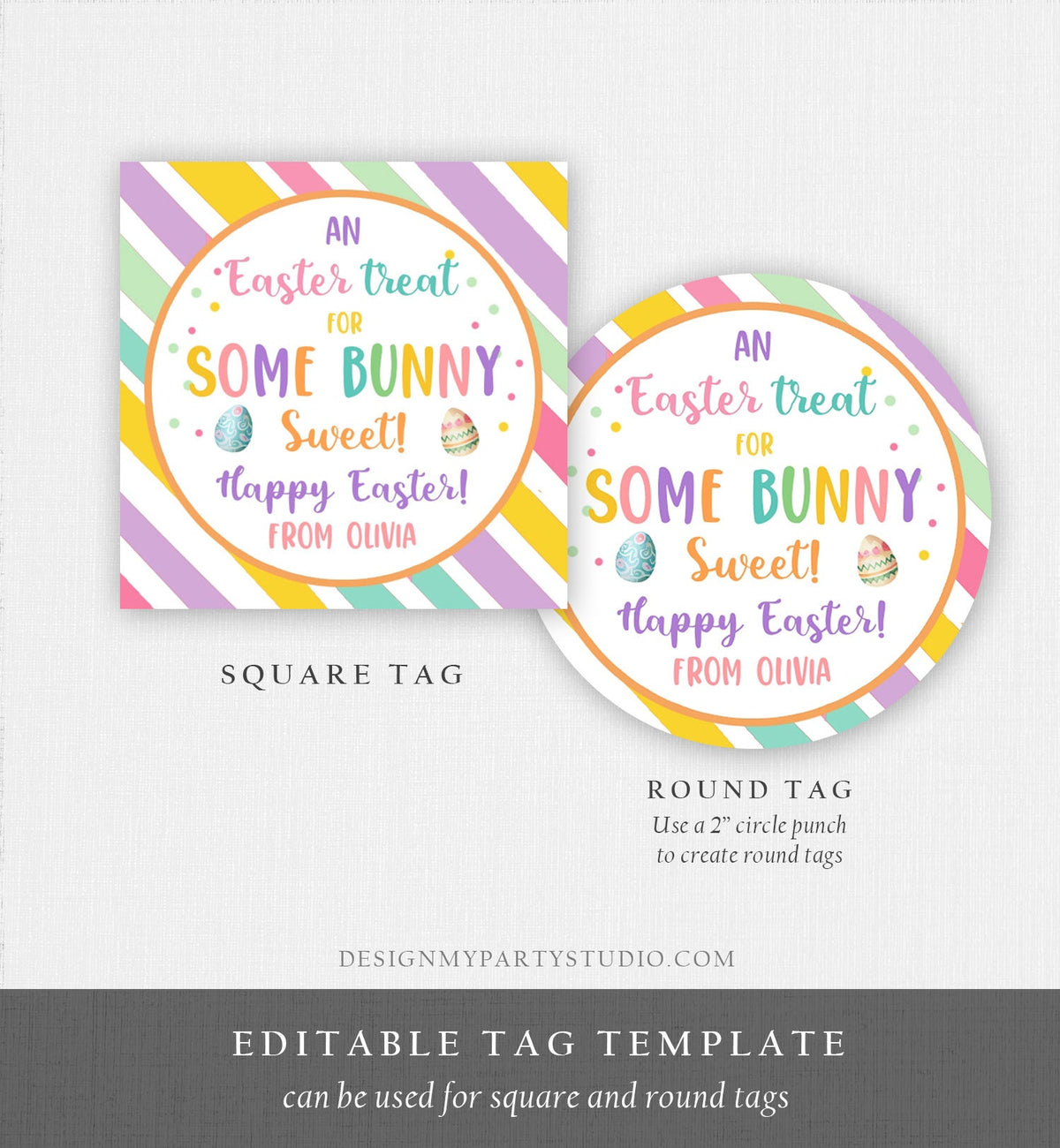 Editable Easter Gift Tags Easter Treat Some Bunny Sweet Classroom Easter Favor Tags Kids Sticker Cookie Tag Kids Digital PRINTABLE 0449