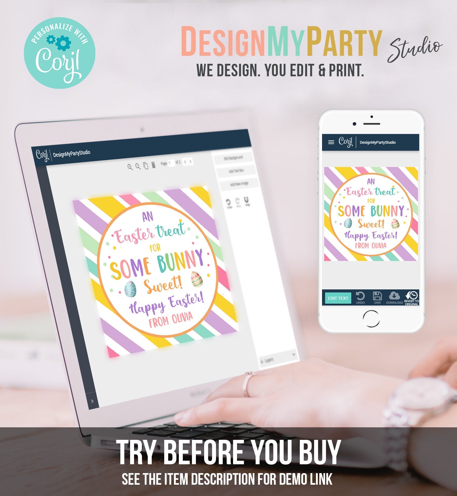Editable Easter Gift Tags Easter Treat Some Bunny Sweet Classroom Easter Favor Tags Kids Sticker Cookie Tag Kids Digital PRINTABLE 0449
