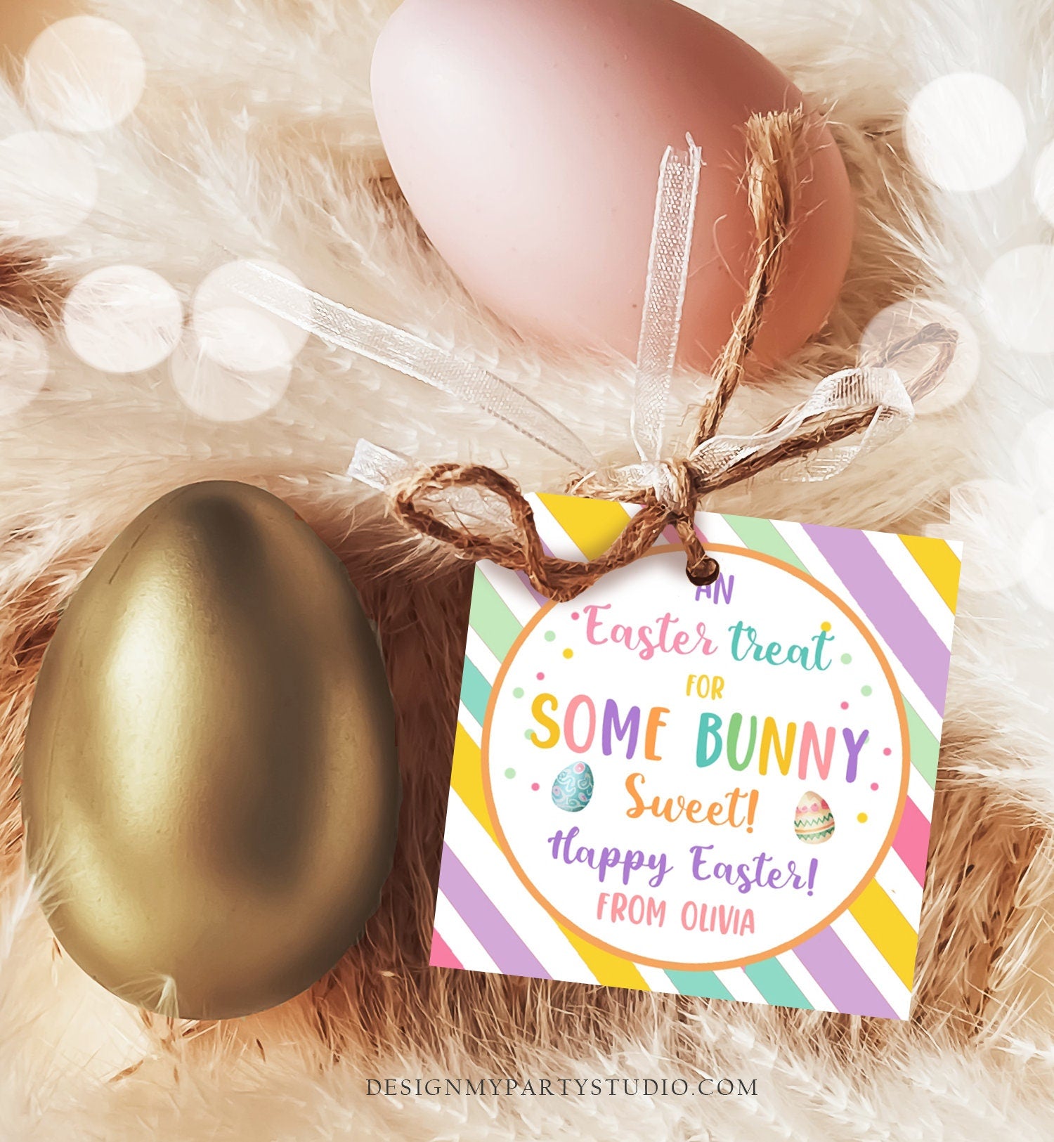 Editable Easter Gift Tags Easter Treat Some Bunny Sweet Classroom Easter Favor Tags Kids Sticker Cookie Tag Kids Digital PRINTABLE 0449