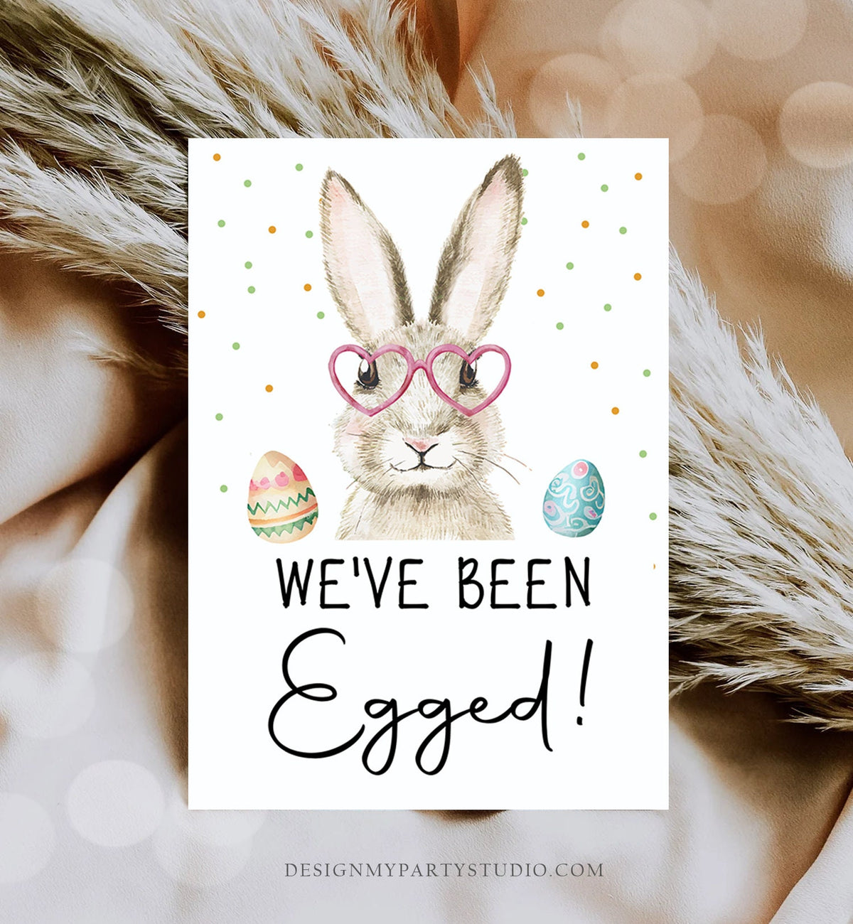 Editable You&#39;ve Been Egged Easter Game We&#39;ve been Egged Neighborhood Easter Egg Hunt Activity Neighbor Easter Basket Printable Template 0449