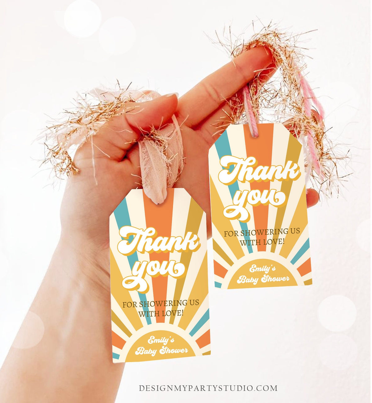 Editable Sunshine Favor tags Sunshine Baby Shower Thank you tag Sunshine Summer Son Boho Gift Tag Sonshine Boy Template PRINTABLE Corjl 0457