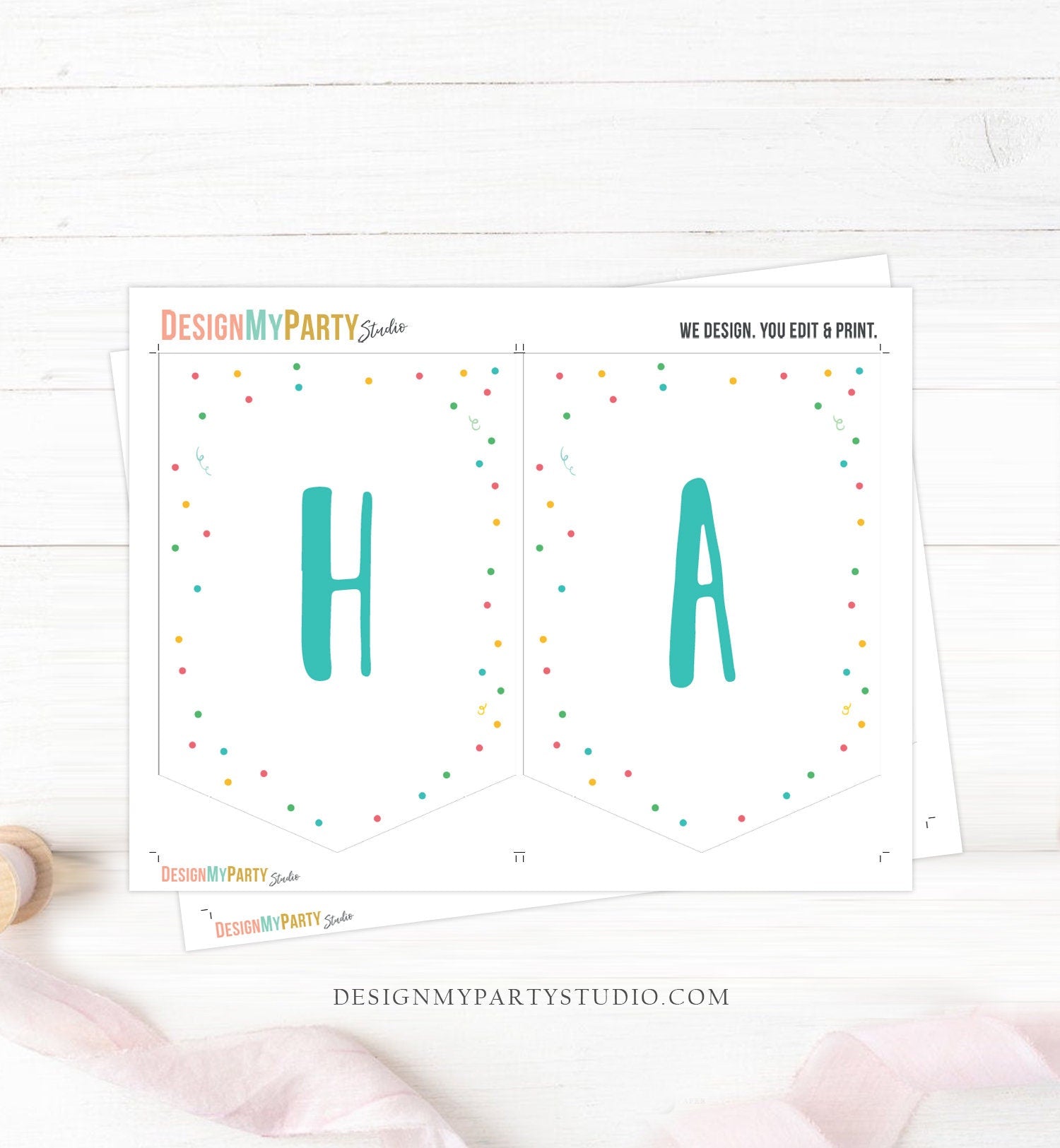 Safari Animals Happy Birthday Banner Pink Party Animals Wild One Birthday Boy Zoo Decorations Instant Digital Download Printable 0390