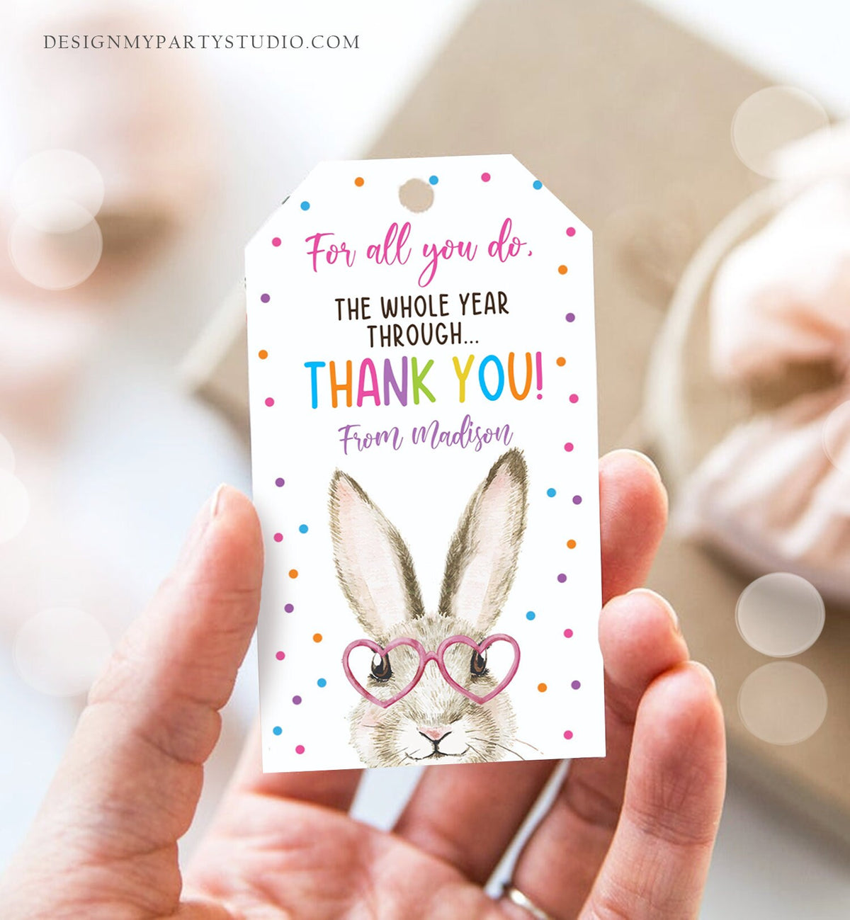 Editable Teacher Appreciation Favor Tags Teacher Tag Teacher Appreciation Week Tag Daycare Childcare School Digital Template Printable 0464