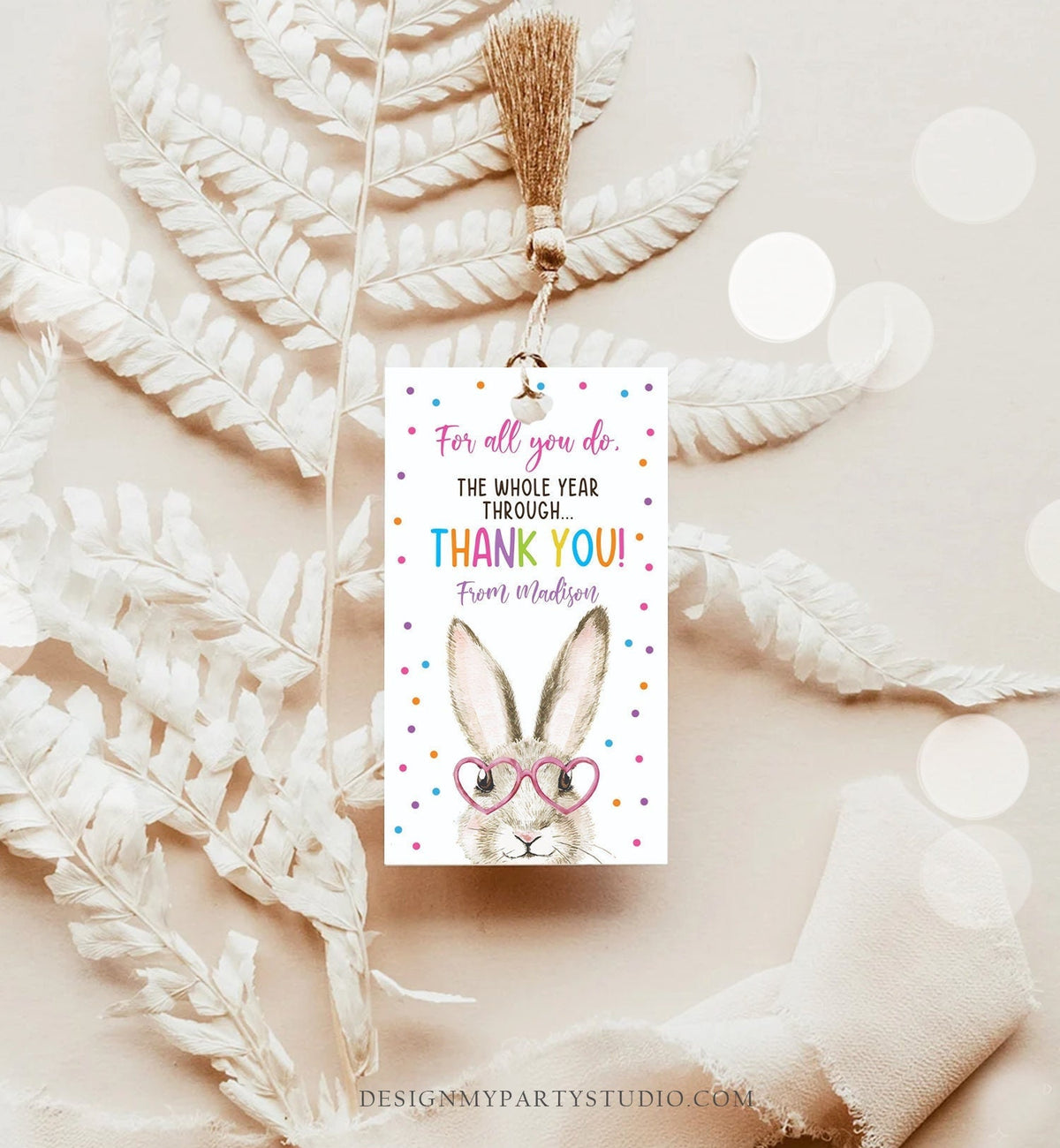 Editable Teacher Appreciation Favor Tags Teacher Tag Teacher Appreciation Week Tag Daycare Childcare School Digital Template Printable 0464