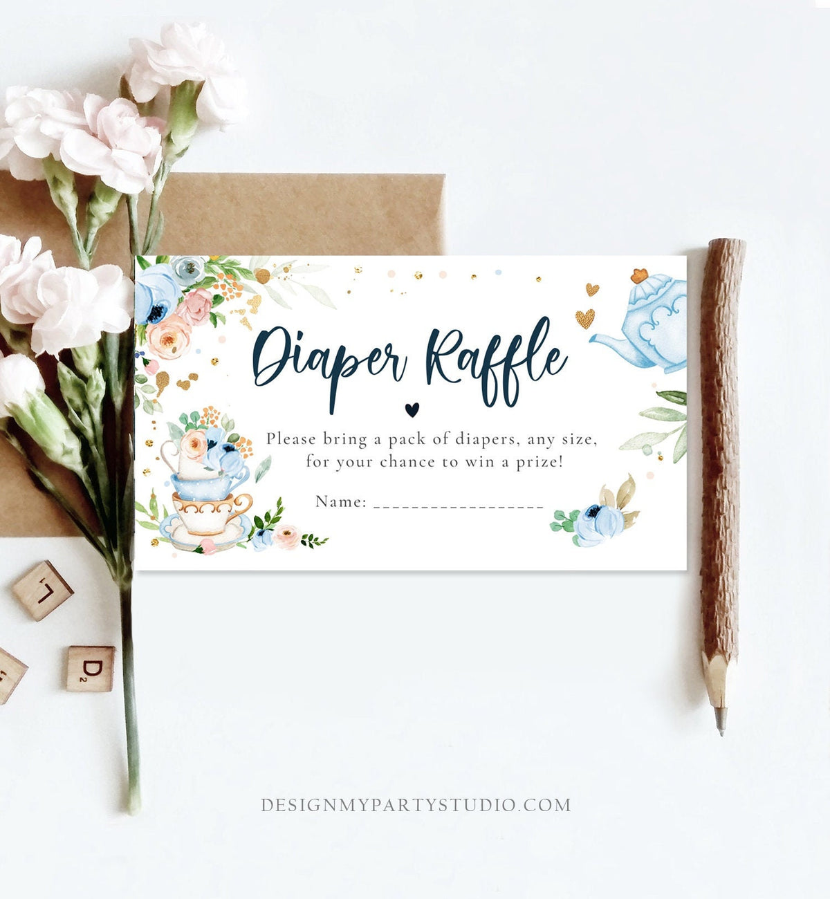 Diaper Raffle Infocard Editable Diaper Raffle Ticket Diaper Game Card Baby is Brewing Baby sh ...