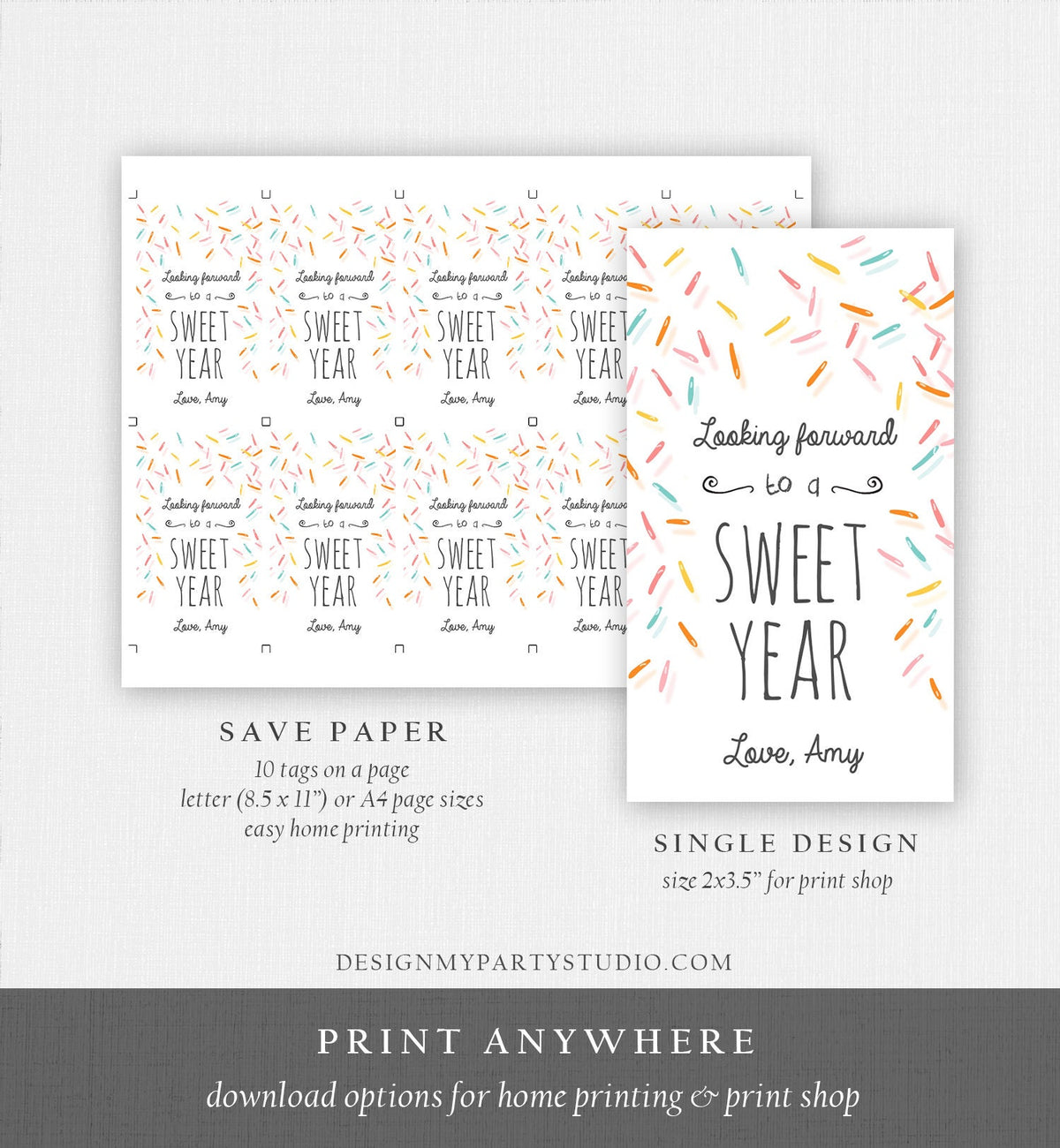 Editable Back To School Favor Tag Teacher Appreciation Gift Tag Kids School Year Sweet Year Tag Classroom Digital Template Printable 0464