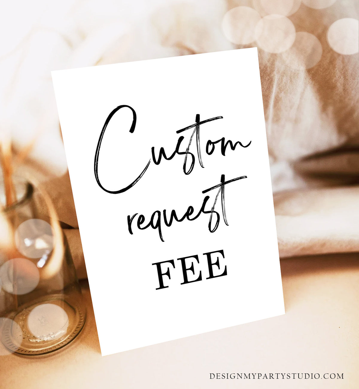 Custom Request Fee - Reserved