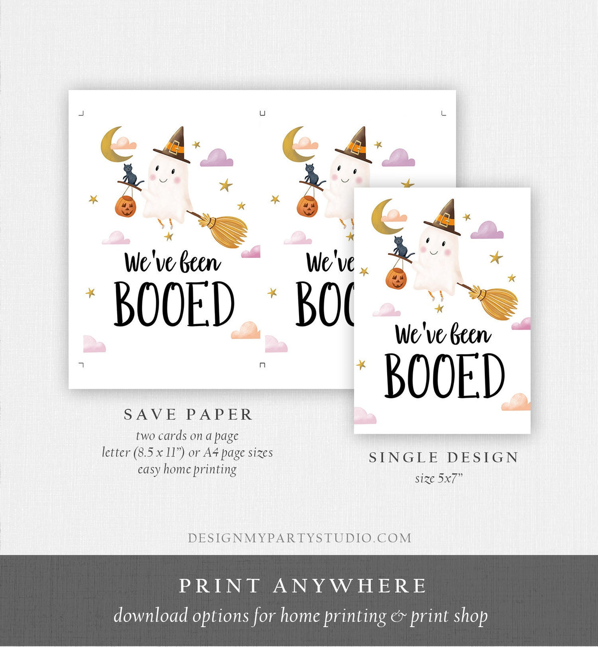 Editable You&#39;ve Been Booed Halloween Game Printable We&#39;ve Been Booed Neighborhood Halloween Activity Spooky Season Printable 0479 0009