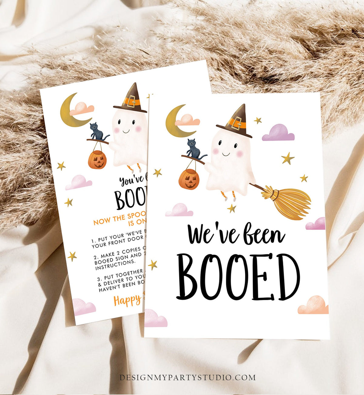 Editable You&#39;ve Been Booed Halloween Game Printable We&#39;ve Been Booed Neighborhood Halloween Activity Spooky Season Printable 0479 0009