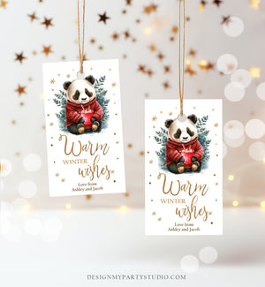 Editable Warm Wishes Tag Personalized Christmas Tag Hot Cocoa Tag Holiday Gift Tag Hot Chocolate Download Printable Template Corjl 044300353