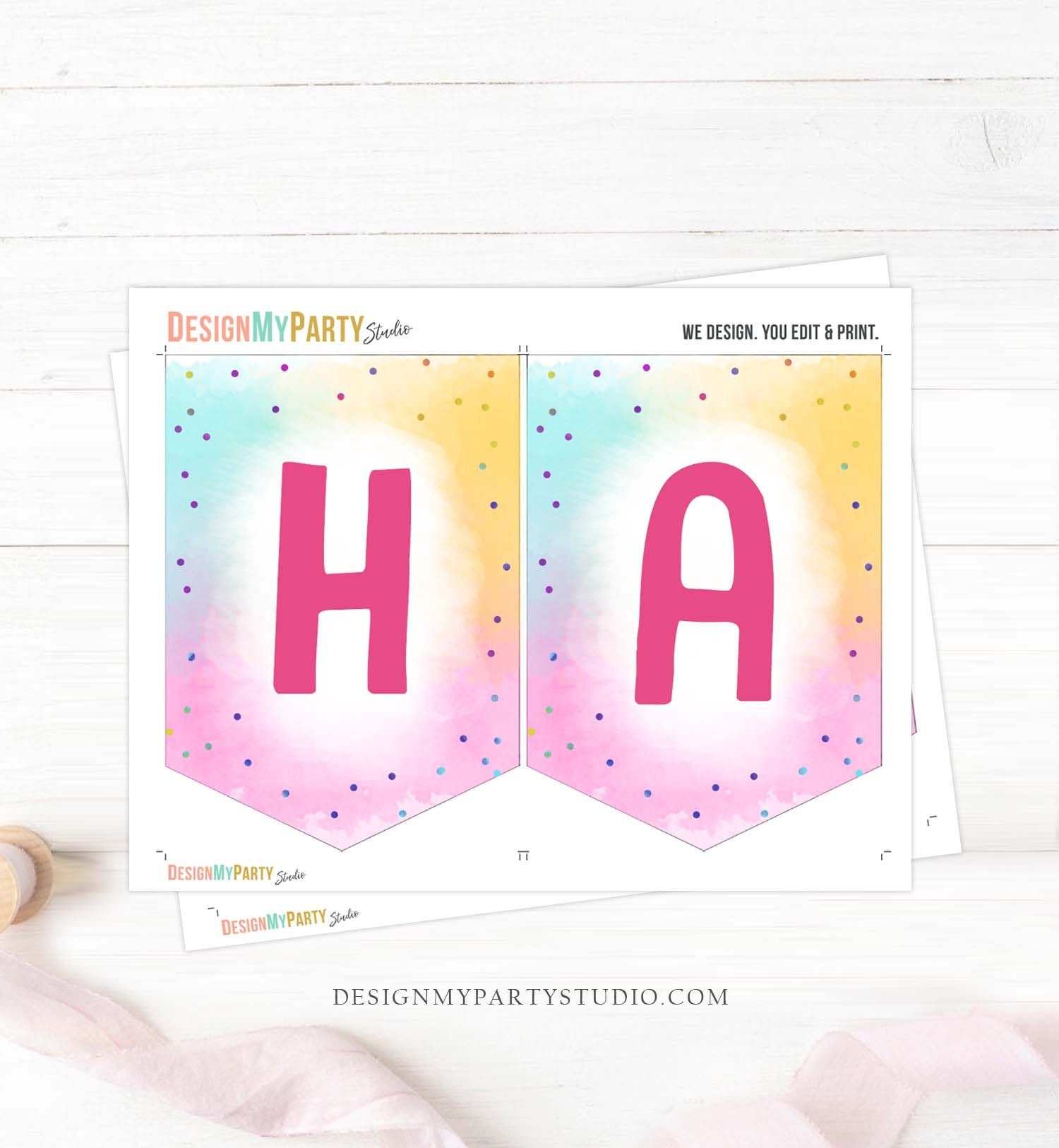 Happy Birthday Banner Party Animals Dogs Pawty Animals Dog Puppy Birthday Puppies Pet Party Decor Instant Download PRINTABLE DIGITAL 0460