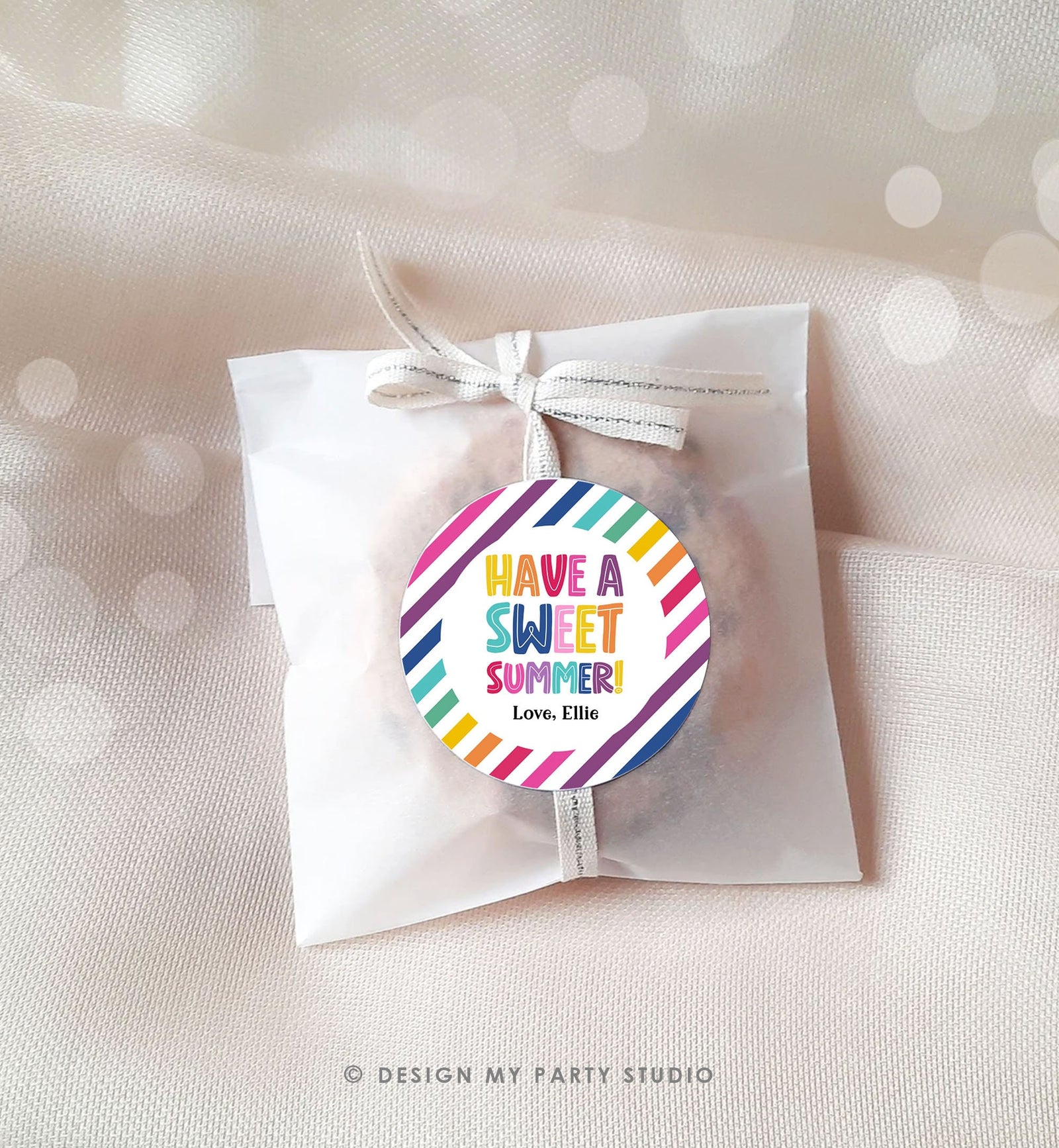 Editable Last Day of School Tag Sweet Summer Teacher Thank You Gift Tag Kids Classmate End Of School Year Preschool Template Printable 0464