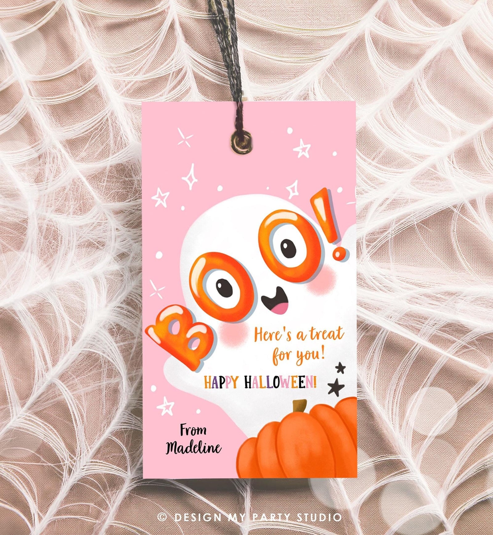 Editable Halloween Favor Tags Boo Gift Tag Costume Party Trick Or Treat Favor Tag Classroom Kids Treat Download Printable Template 0515 0261