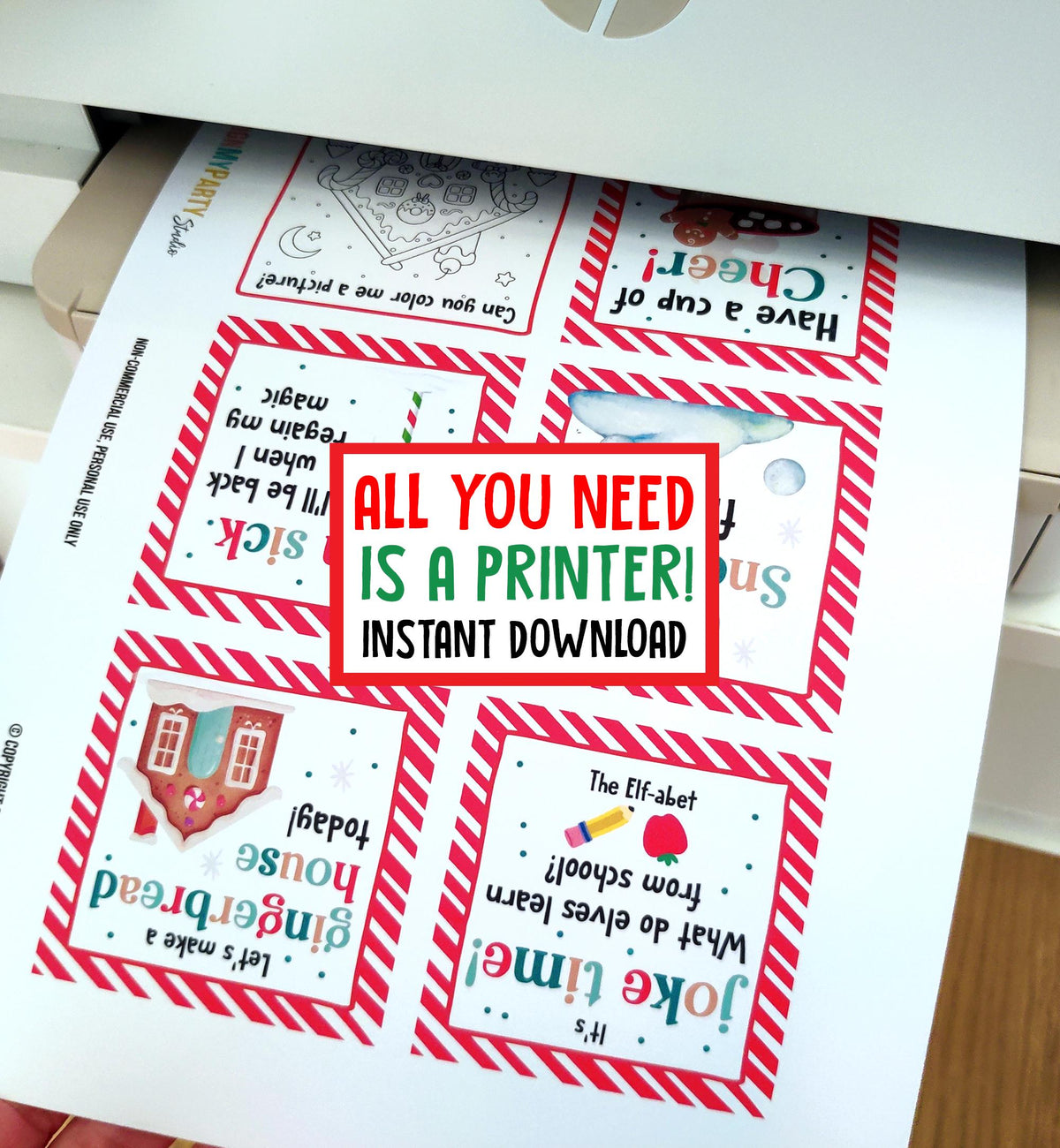 Elf Activity Bundle 24 Days Elf Note Cards Kit Bundle Christmas Elf Props Elf Activities Elf Letters Elf Ideas Games Instant Download 0008